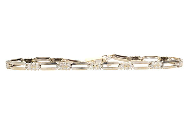 DIAMOND BRACELET LATE 20TH CENTURY