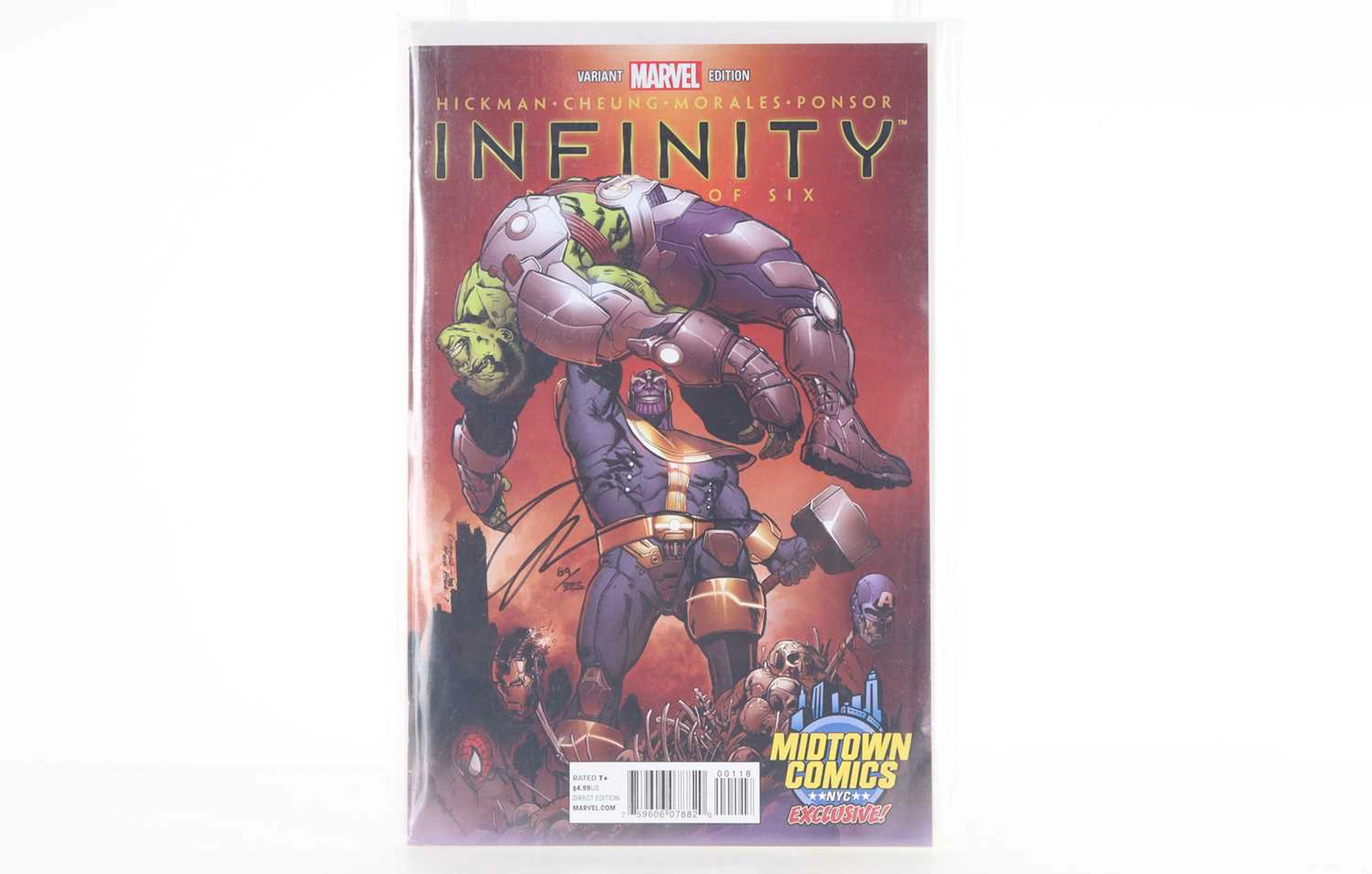 MARVEL INFINITY COMPLETE SIX-PART COMIC SERIES INCLUDING SIGNED #6 2013