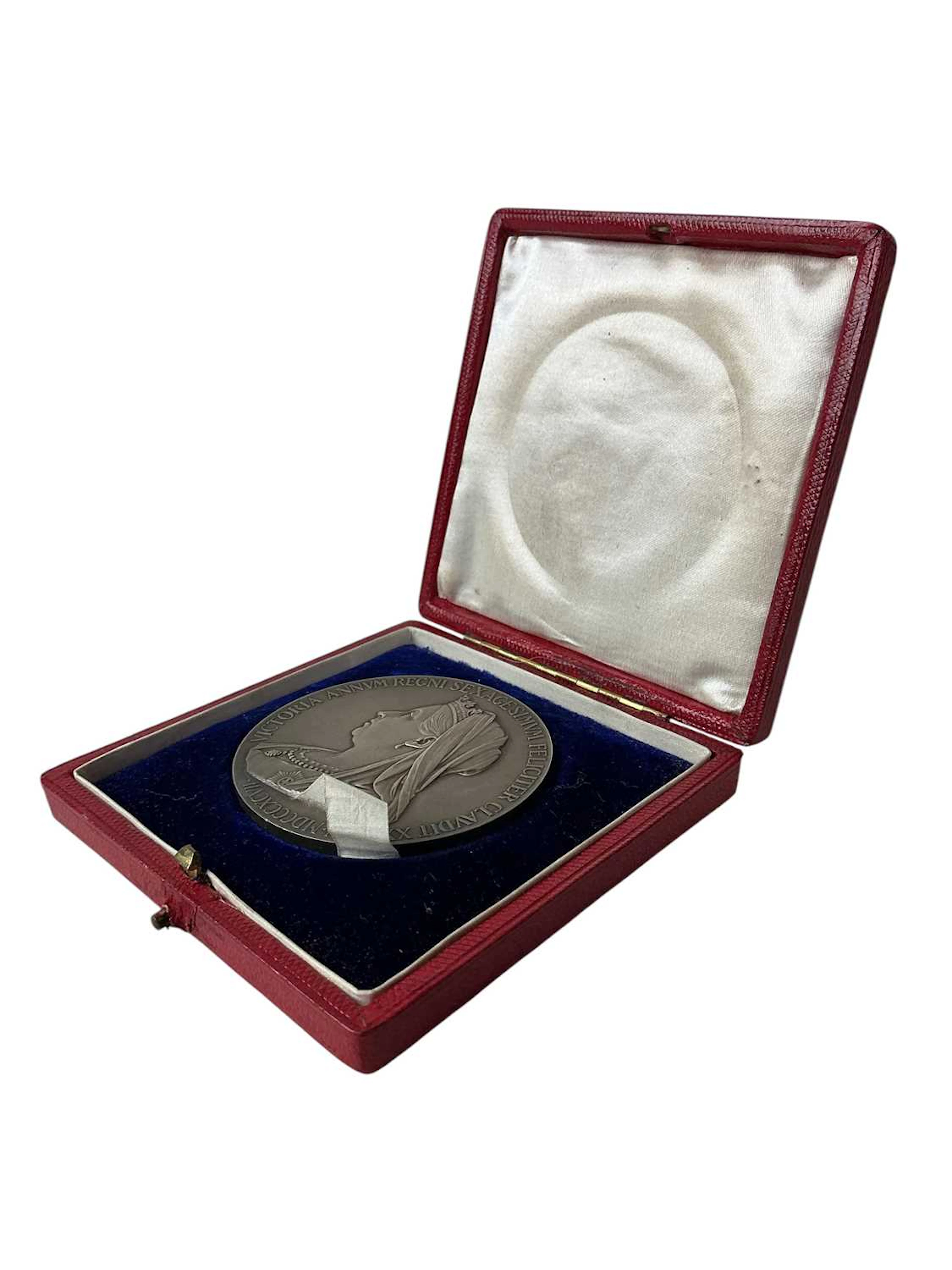 VICTORIA DIAMOND JUBILEE SILVER MEDAL, 1897 AND TWO OTHERS