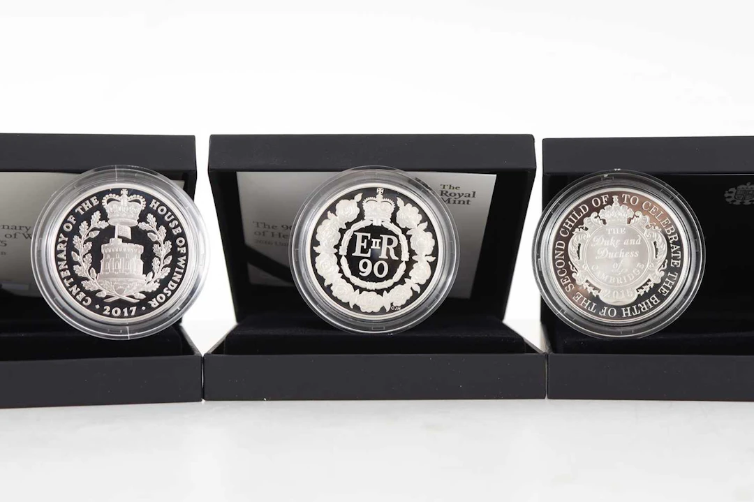 COLLECTION OF SILVER PROOF AND OTHER COINS LATE 20TH CENTURY