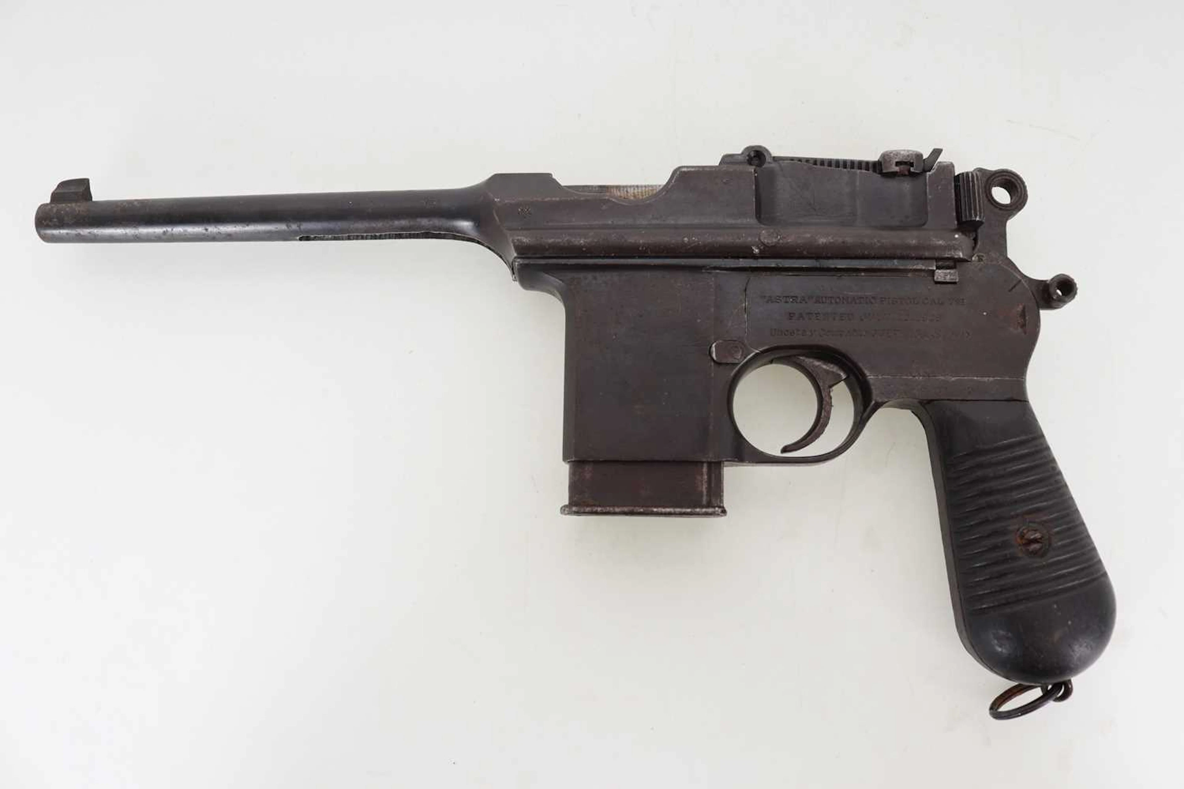 DEACTIVATED SPANISH ASTRA MAUSER 7.63MM AUTOMATIC PISTOL 1928