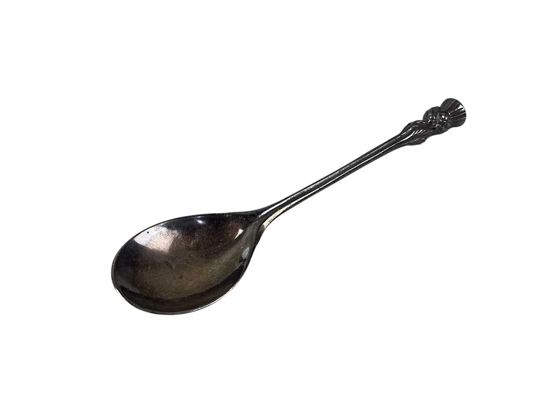 ELIZABETH II SILVER SPOON MAKER GUILD OF HANDICRAFT, LONDON 1988