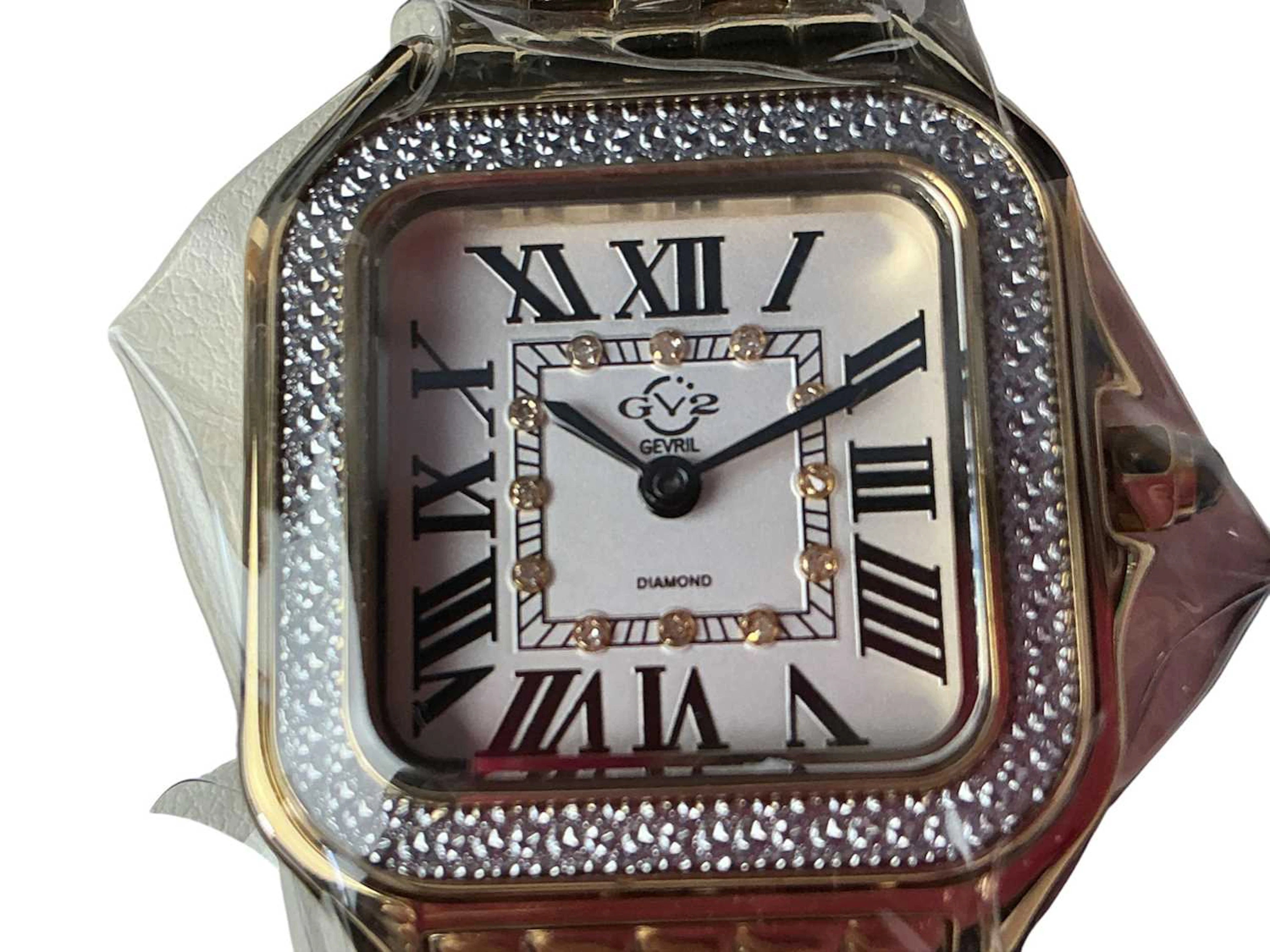 GEVRIL BI-METAL QUARTZ WRIST WATCH