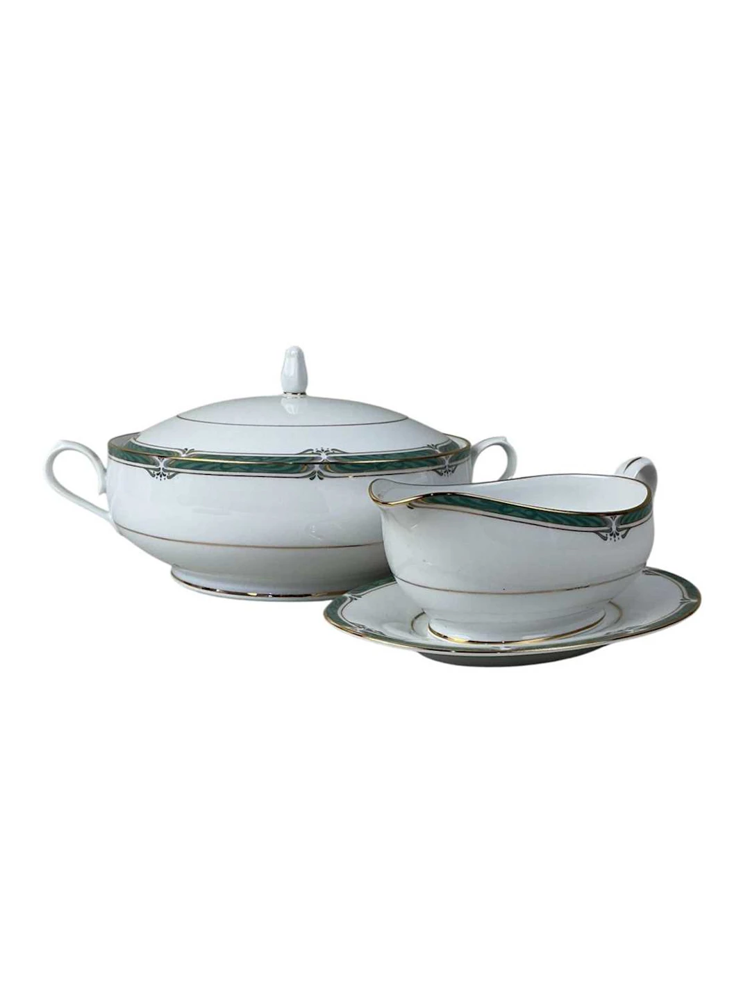 NORITAKE DINNER SERVICE LATE 20TH CENTURY