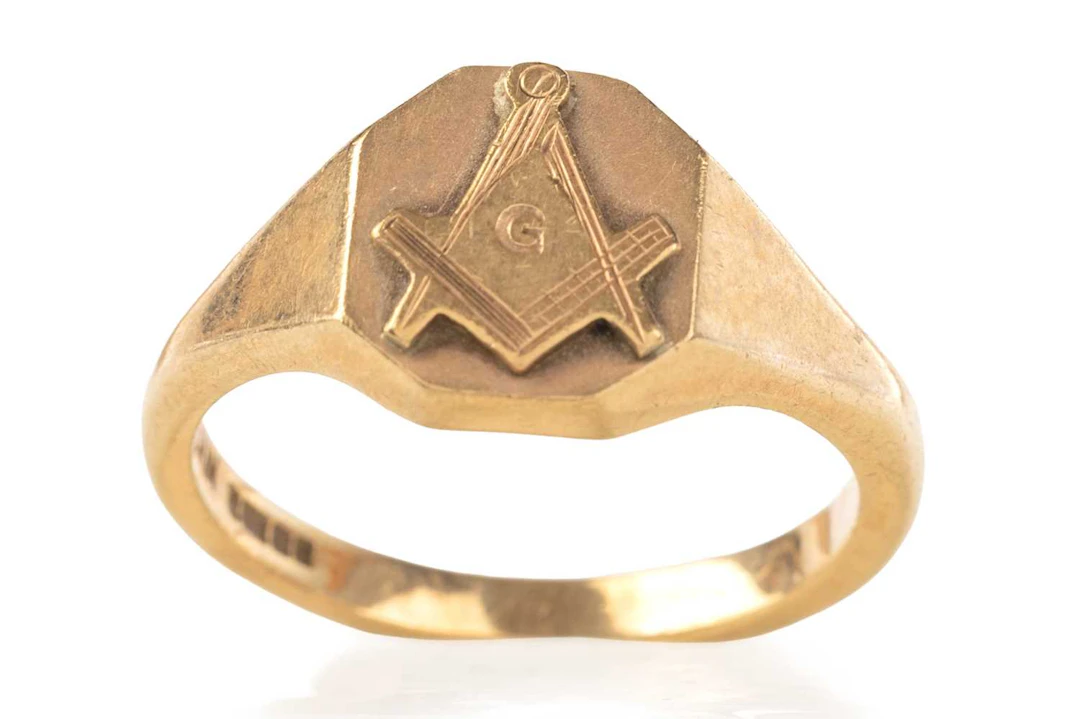 MASONIC RING LATE 20TH CENTURY
