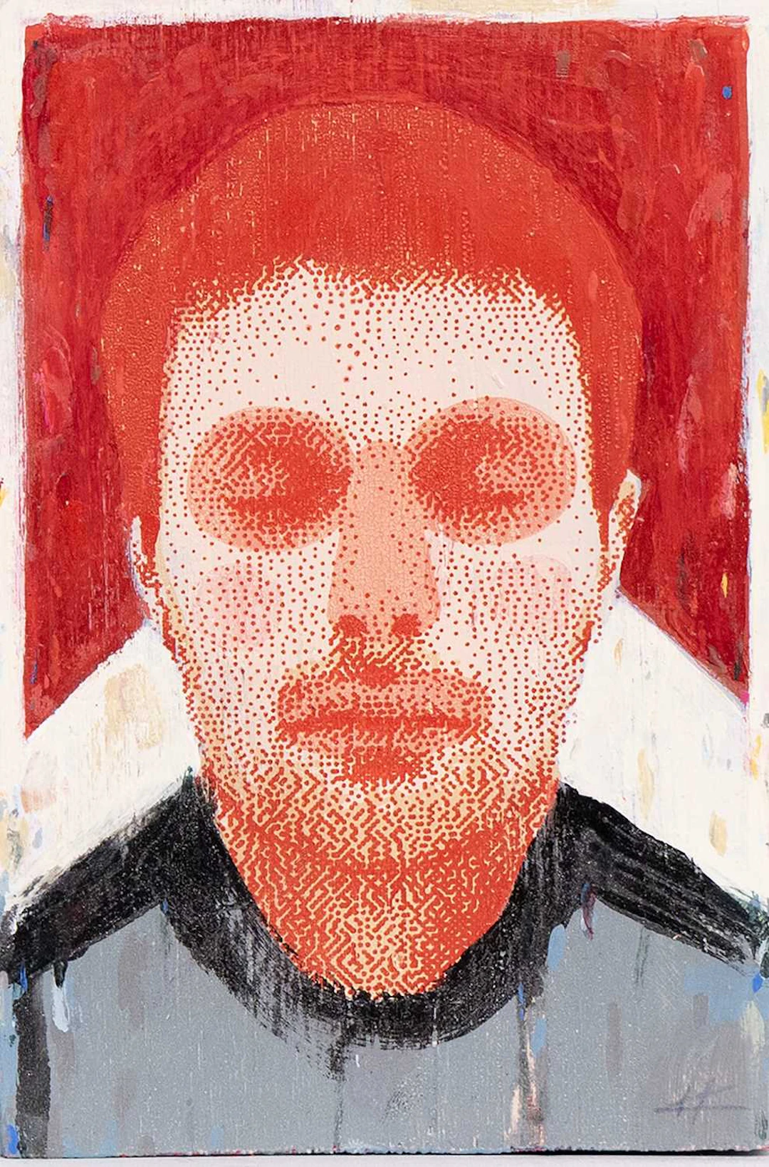 HEATH KANE MASKING PORTRAIT STUDY #15