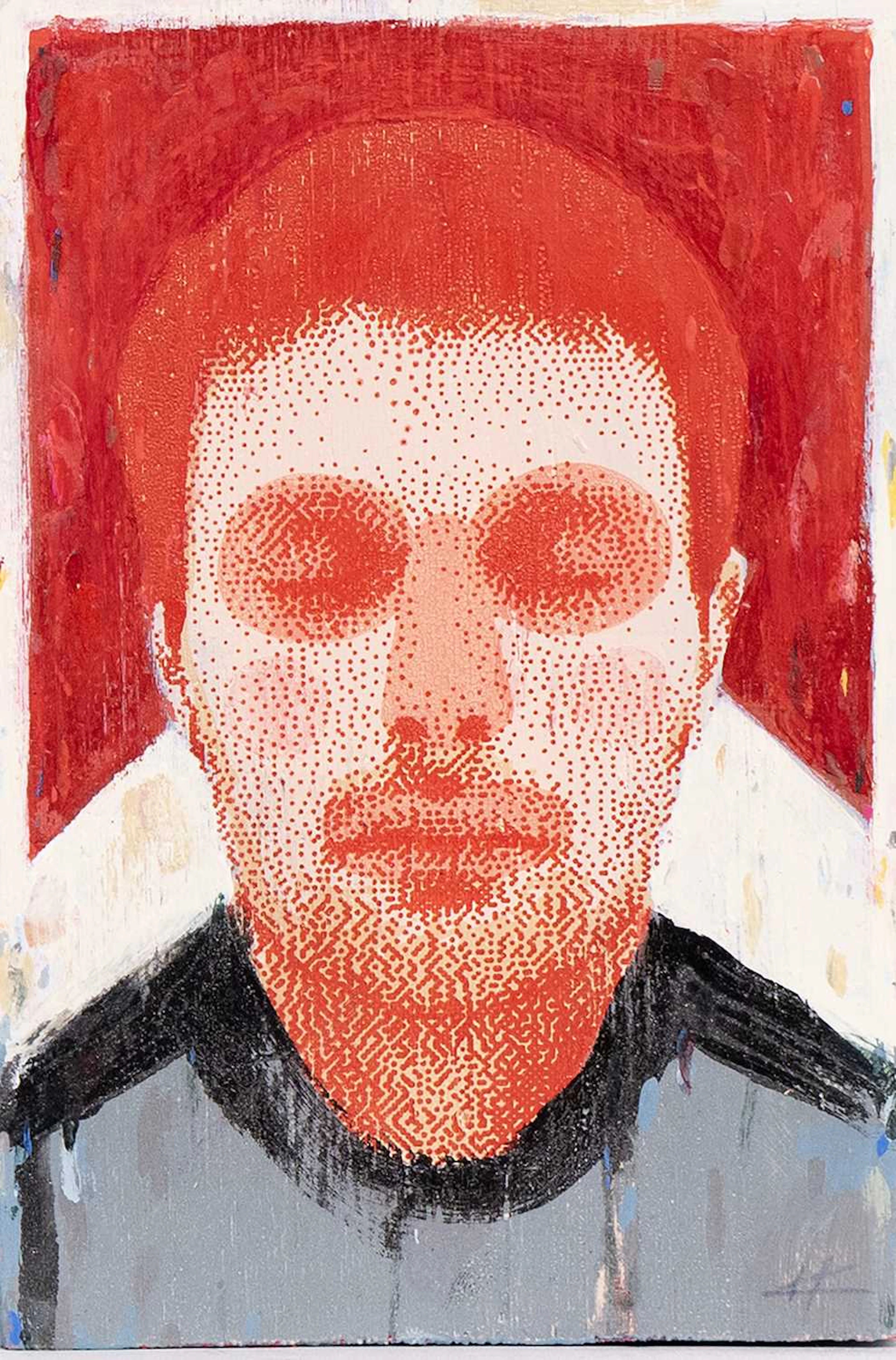 HEATH KANE MASKING PORTRAIT STUDY #15
