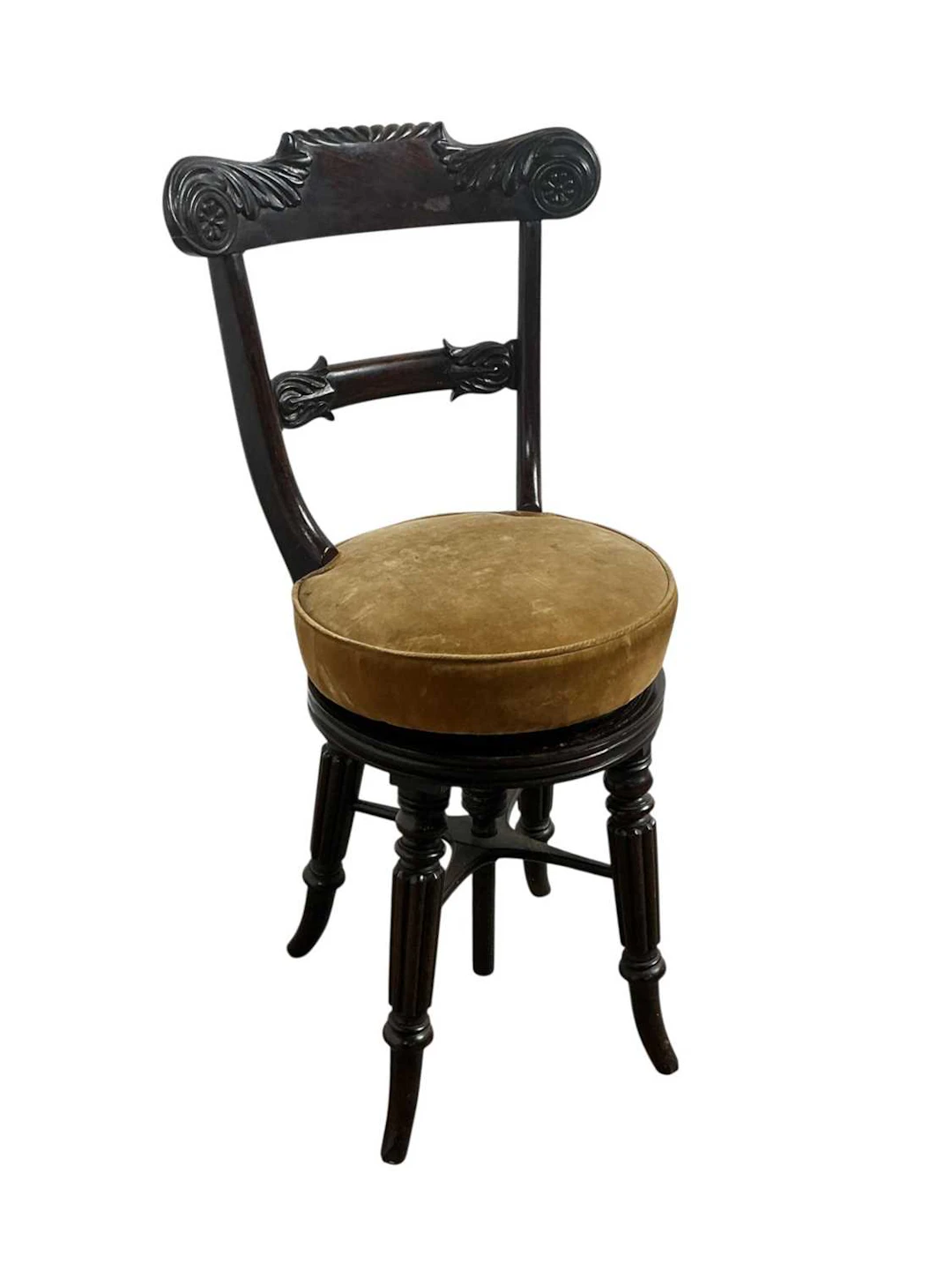REGENCY MAHOGANY ARTIST'S CHAIR EARLY 19TH CENTURY