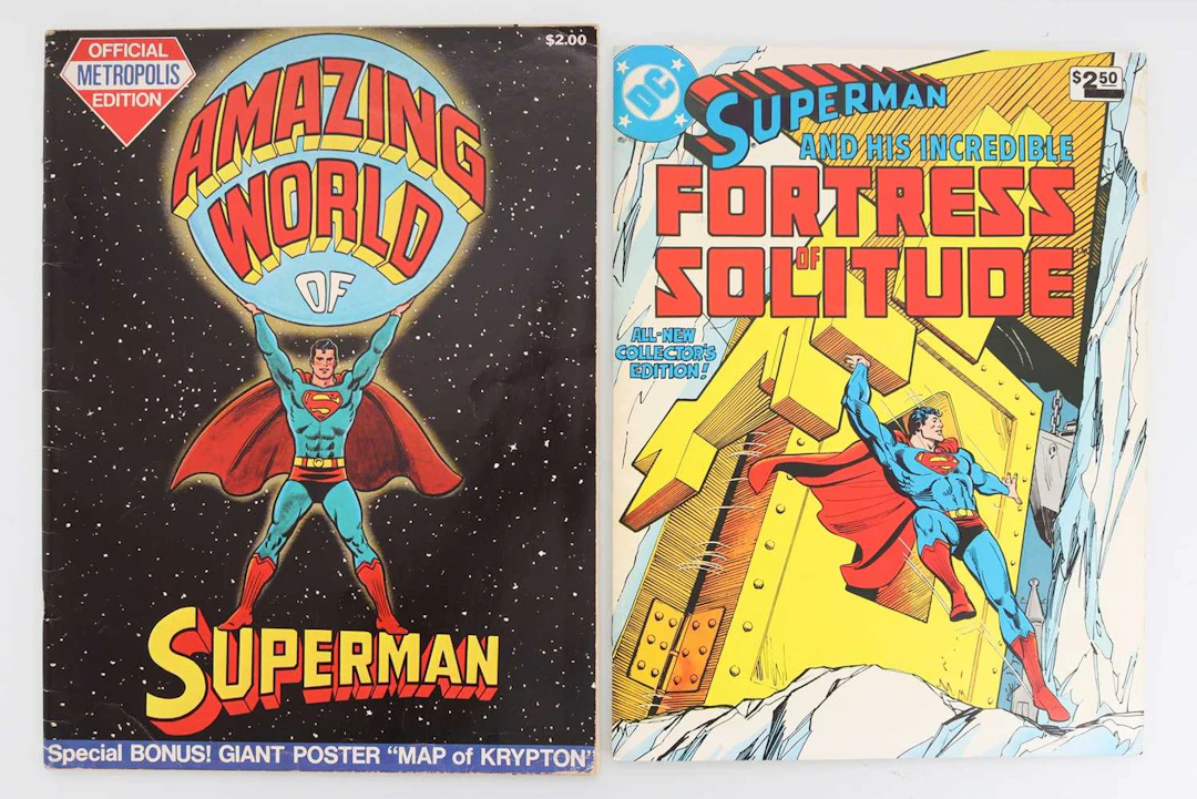 SUPERMAN-TWO DC OVERSIZED COLLECTORS' EDITIONS 1973-1981