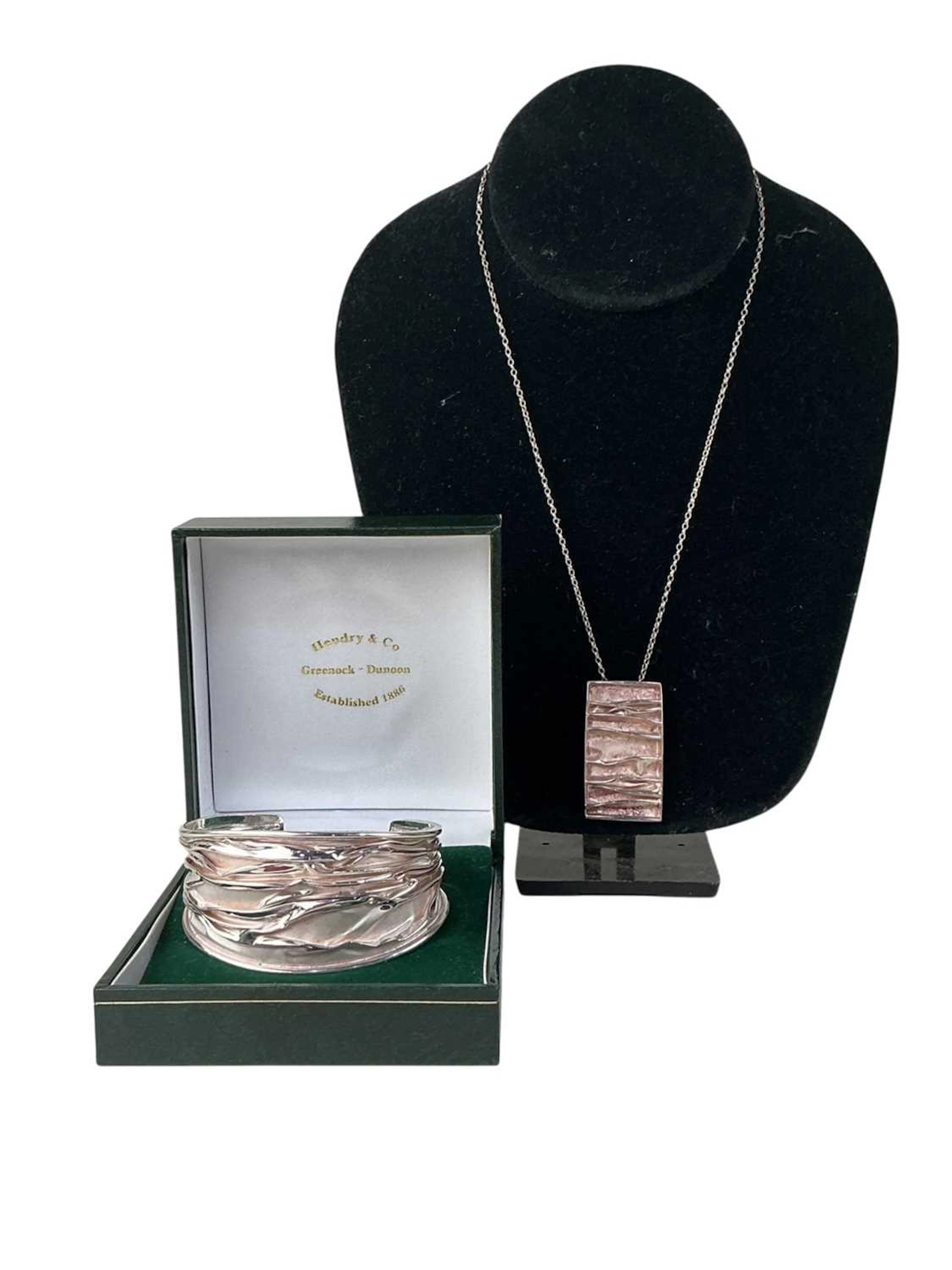COLLECTION OF SILVER JEWELLERY LATE 20TH CENTURY
