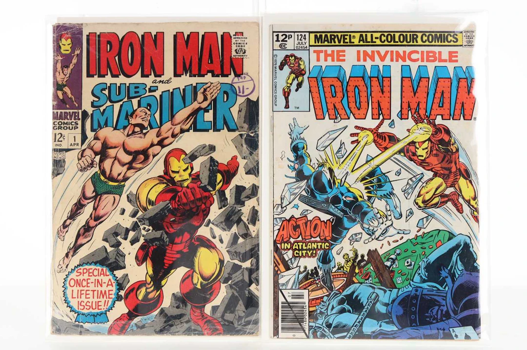 MARVEL-IRON MAN AND SUB-MARINER NO. 1 & THE INVINCIBLE IRON MAN NO.