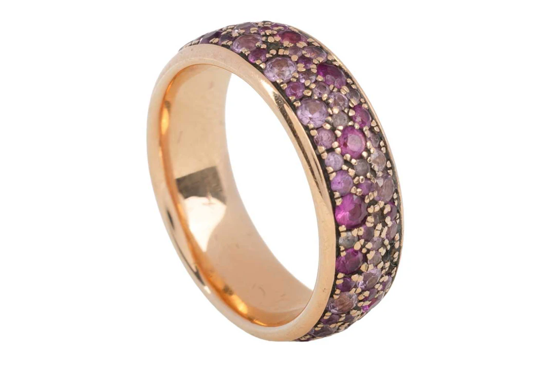 ANNOUSHKA PINK SAPPHIRE BAND