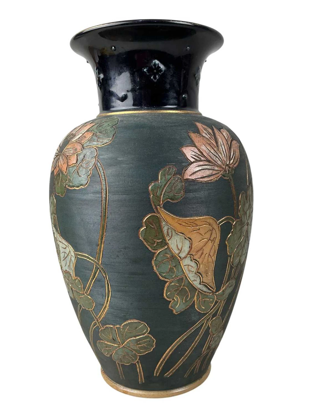 LANGLEY WARE VASE EARLY 20TH CENTURY
