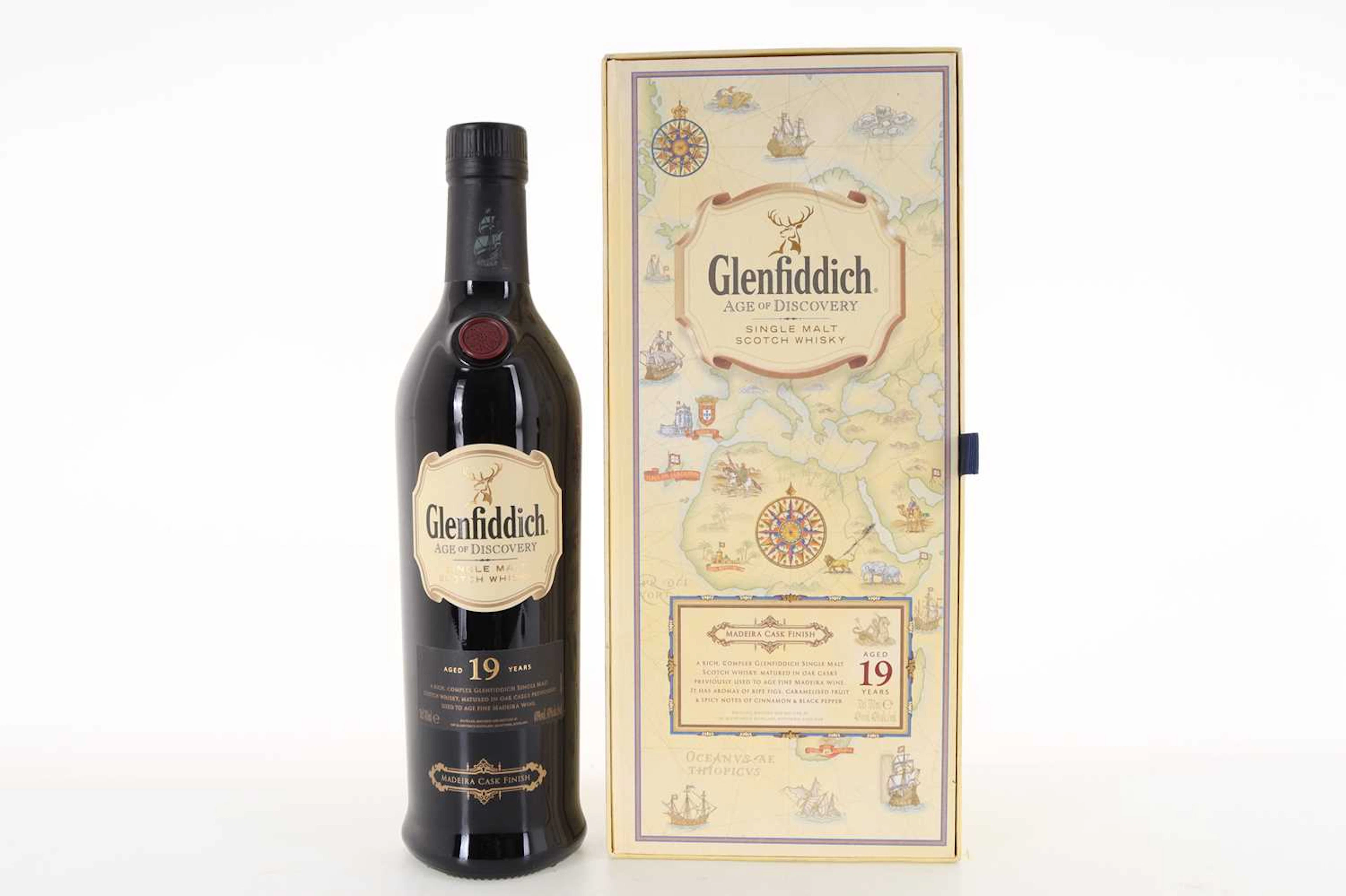 GLENFIDDICH 19 YEAR OLD AGE OF DISCOVERY MADEIRA CASK FINISH SPEYSIDE