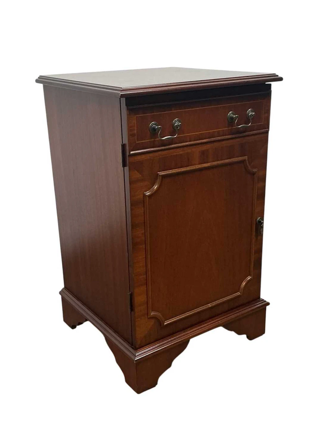 MAHOGANY MUSIC CABINET LATE 20TH CENTURY
