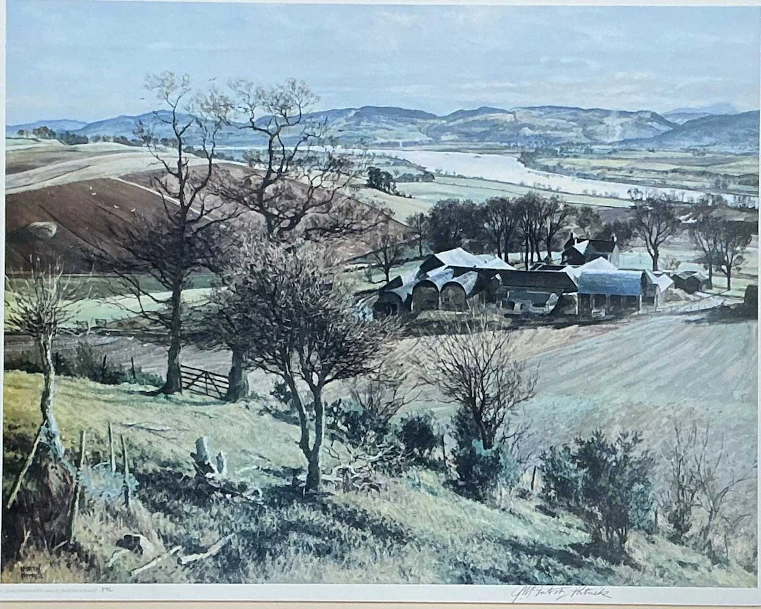 * JAMES MCINTOSH PATRICK OBE RSA ROI (SCOTTISH 1907 - 1998) FURROWS