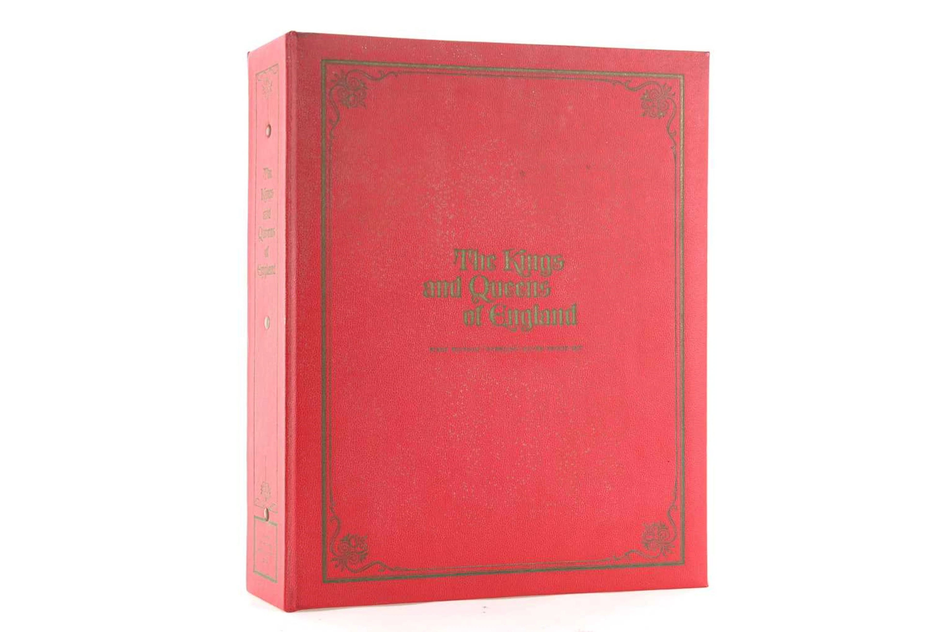 THE KINGS AND QUEENS OF ENGLAND FIRST EDITION/STERLING SILVER PROOF