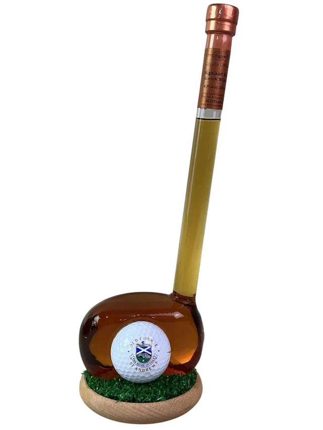 STYLISH WHISKY COMPANY ST ANDREWS OLD COURSE DECANTER 20CL HIGHLAND MALT WHISKY