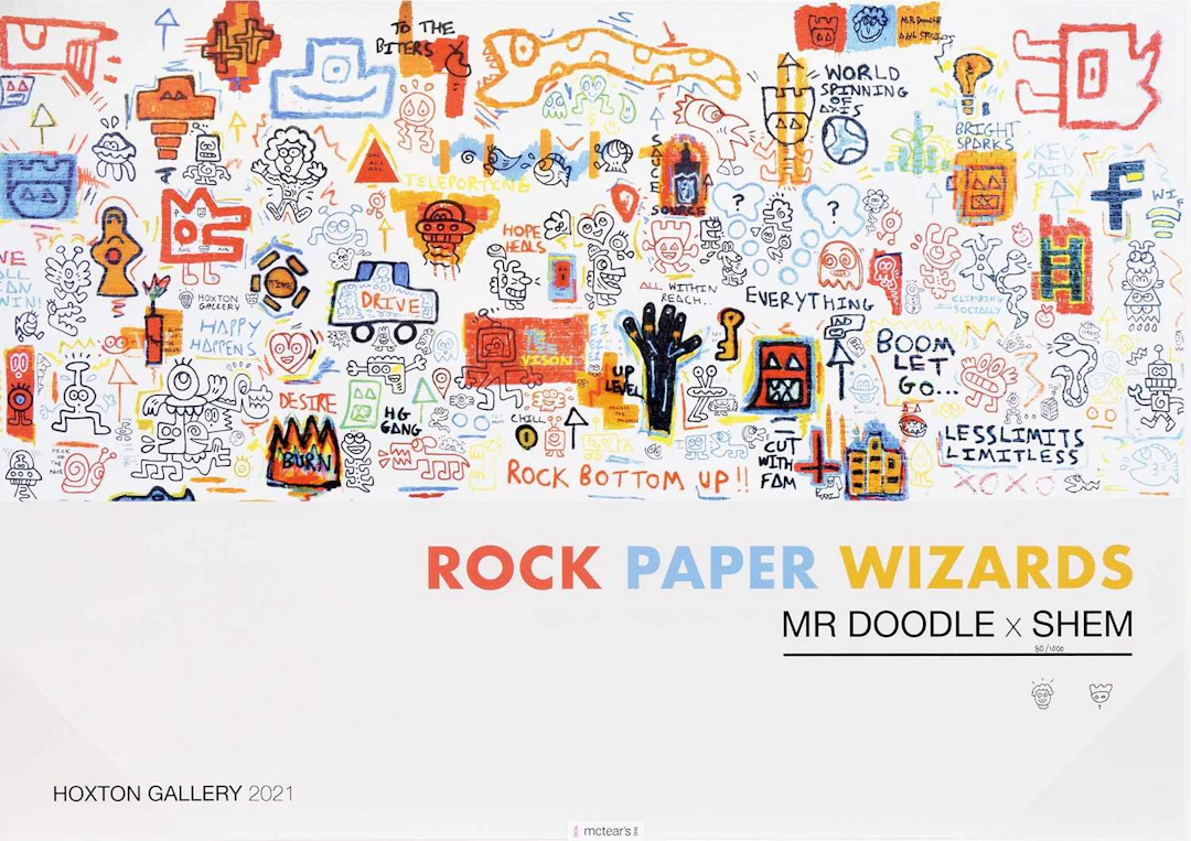 MR DOODLE & SHEM ROCK PAPER WIZARD, 2021