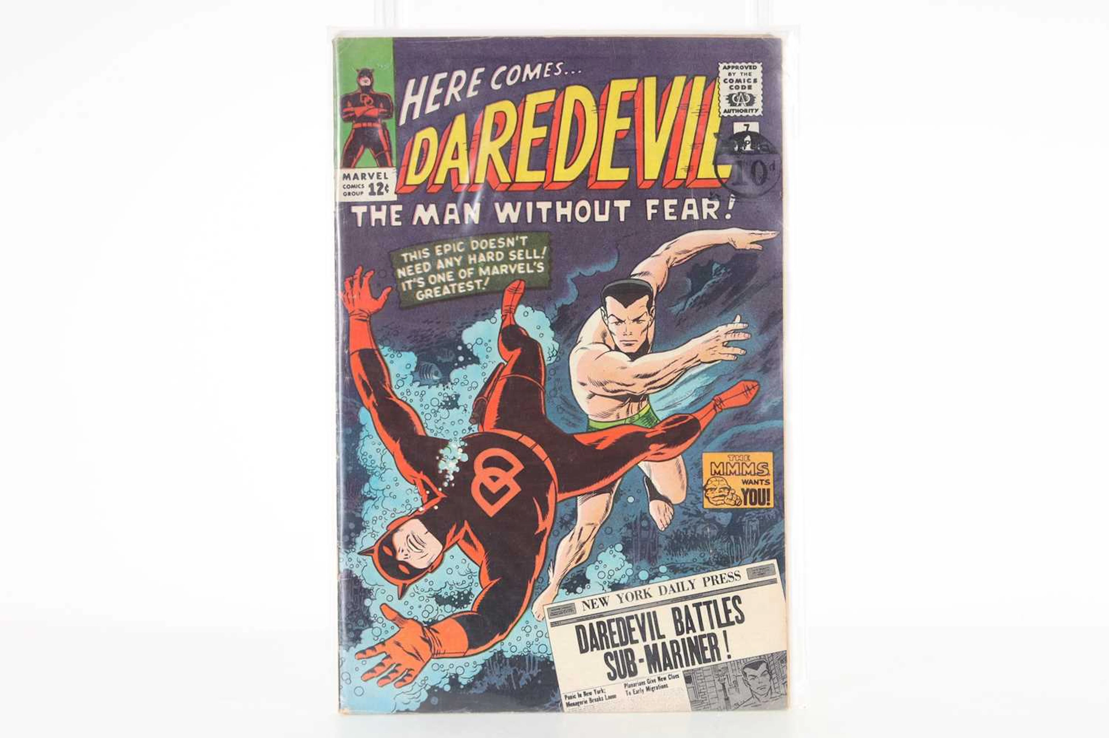 MARVEL-DAREDEVIL SILVER AGE COLLECTION INCLUDING #7 FIRST RED COSTUME 1960s