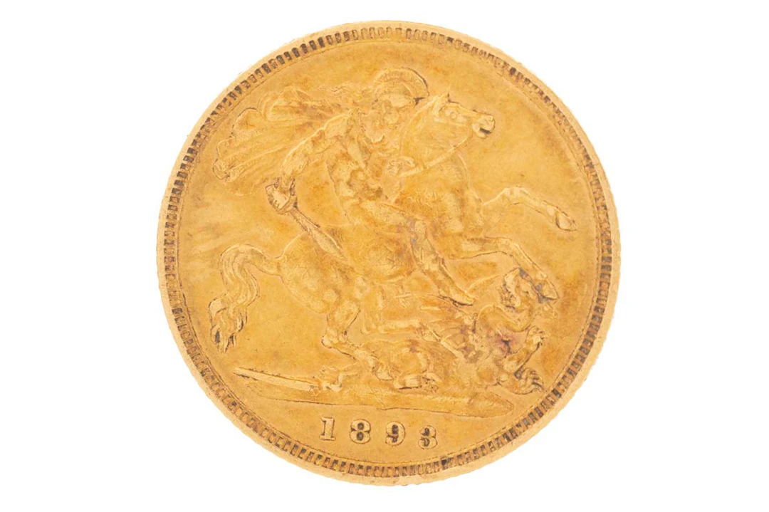 VICTORIA GOLD HALF SOVEREIGN 1893