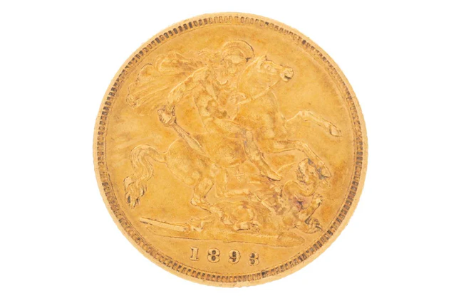 VICTORIA GOLD HALF SOVEREIGN 1893