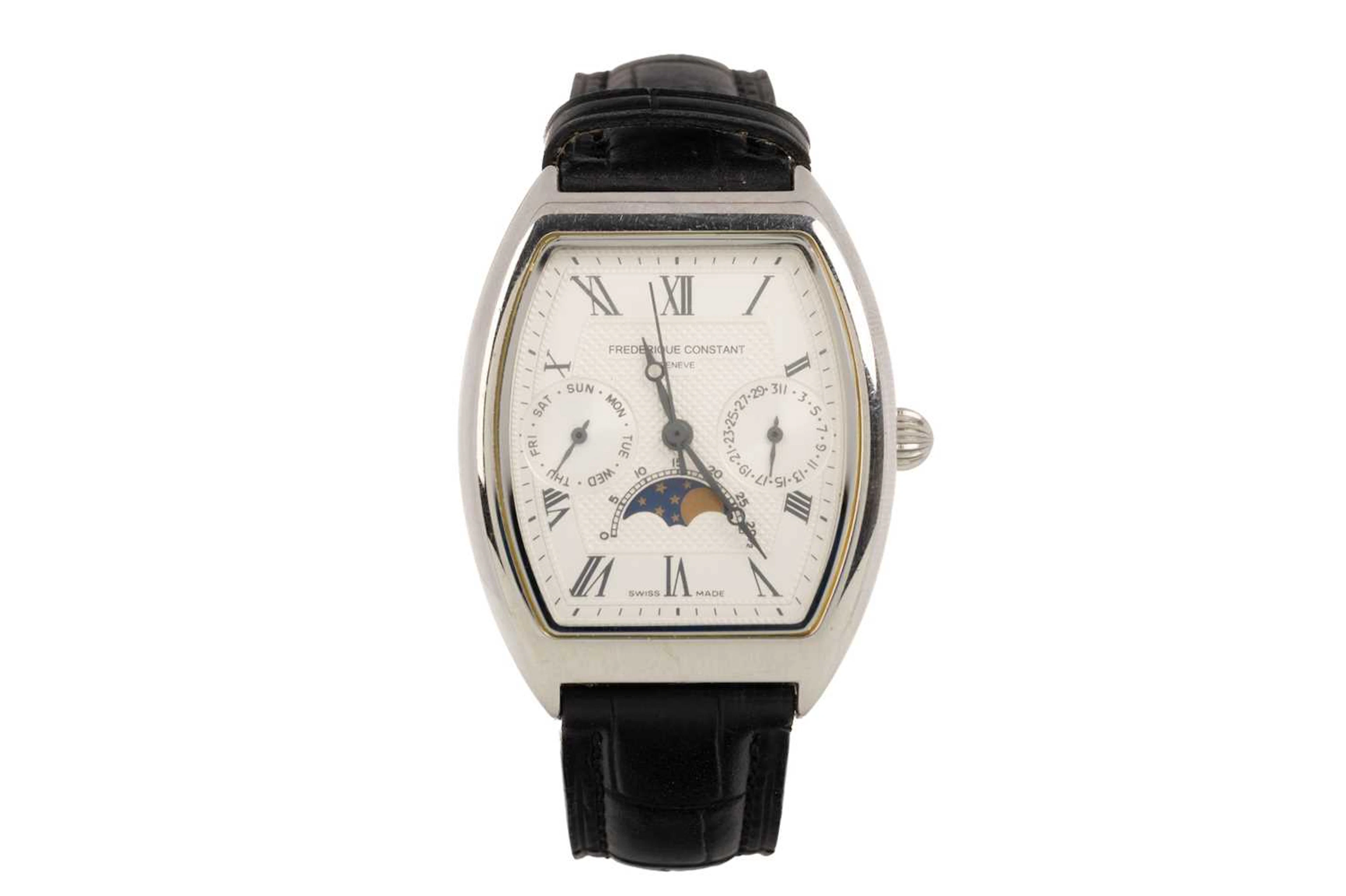 FREDERIQUE CONSTANT STAINLESS STEEL QUARTZ WRIST WATCH
