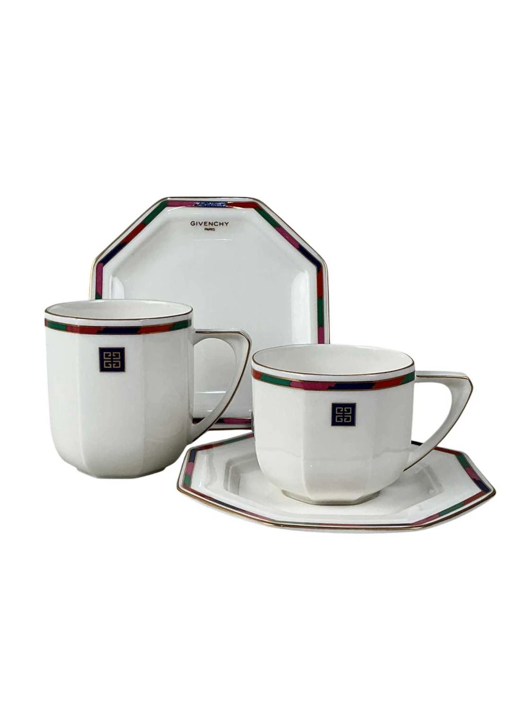 GROUP OF GIVENCHY TEA AND COFFEE CHINA LATE 20TH CENTURY