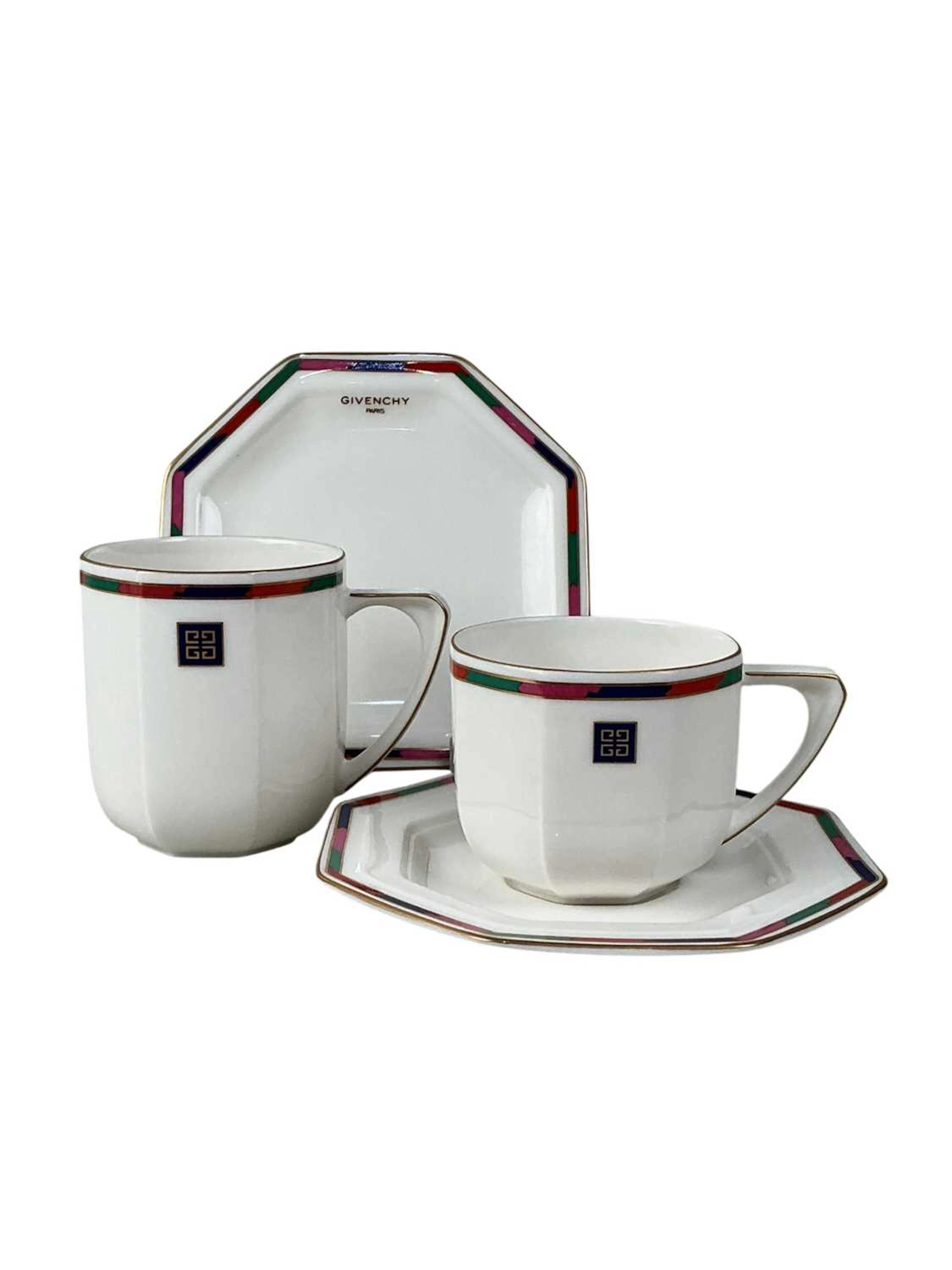 GROUP OF GIVENCHY TEA AND COFFEE CHINA LATE 20TH CENTURY