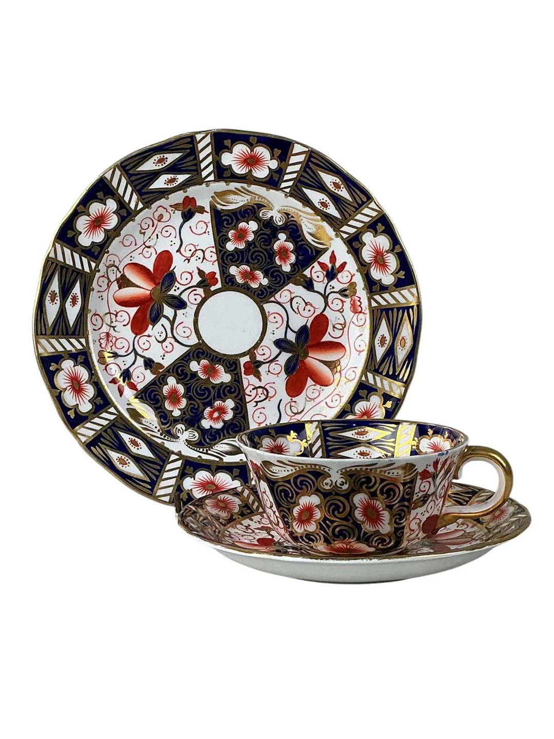 ROYAL CROWN DERBY PART TEA SERVICE LATE 20TH CENTURY