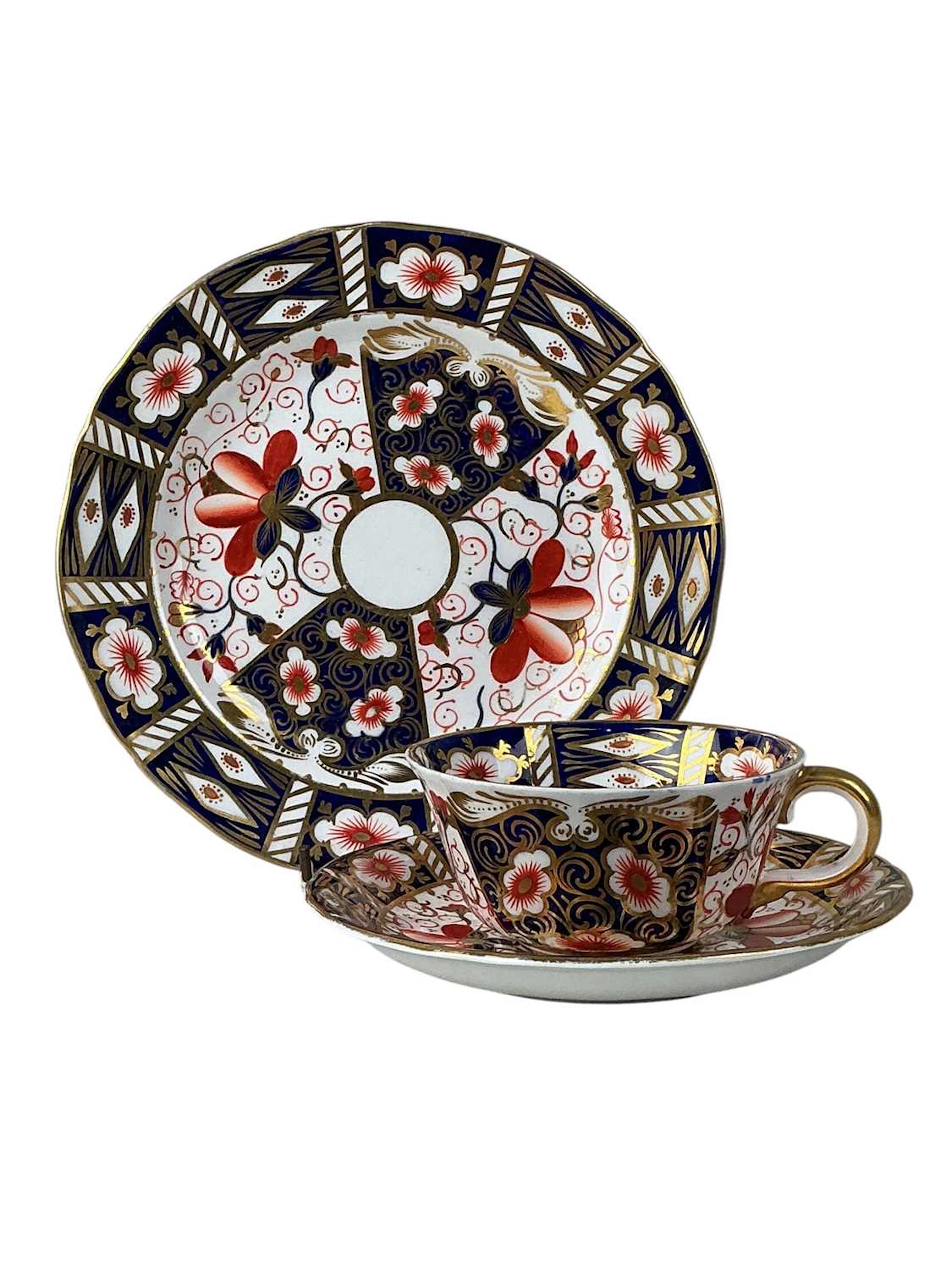 ROYAL CROWN DERBY PART TEA SERVICE LATE 20TH CENTURY
