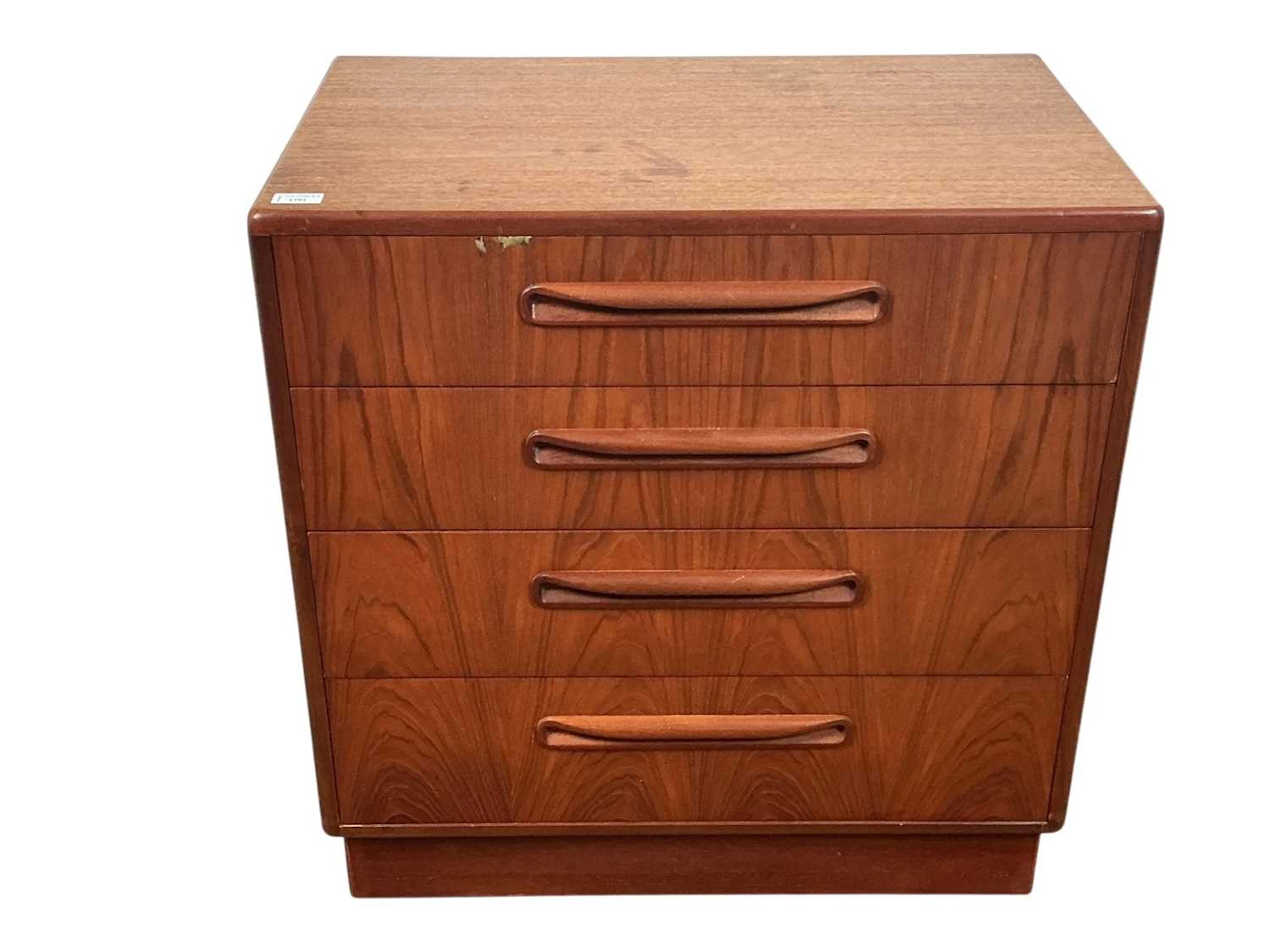 MID CENTURY G PLAN 'FRESCO' TEAK CHEST OF DRAWERS CIRCA 1970s