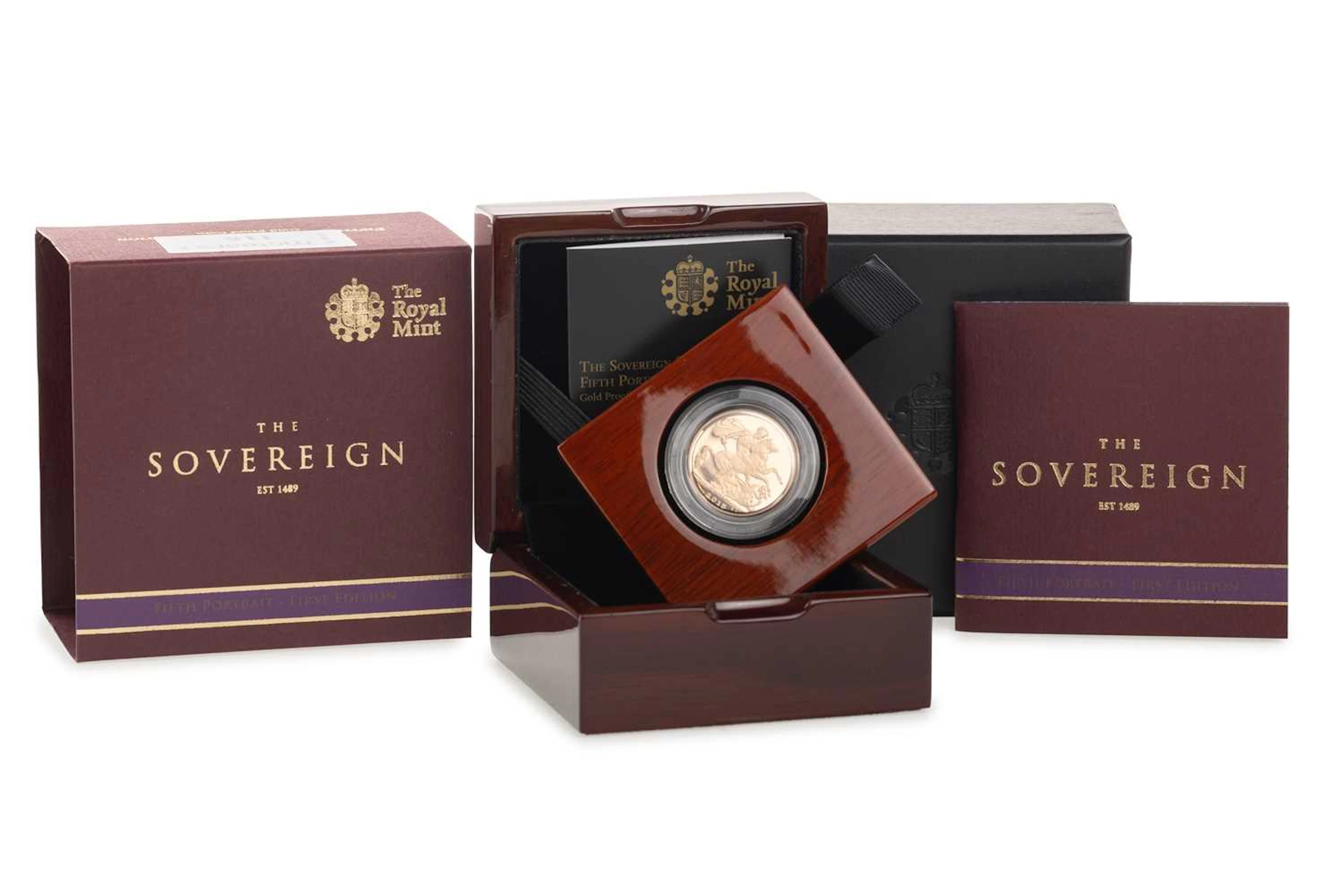 ELIZABETH II GOLD PROOF SOVEREIGN 2015