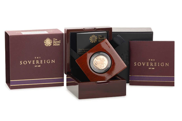 ELIZABETH II GOLD PROOF SOVEREIGN 2015