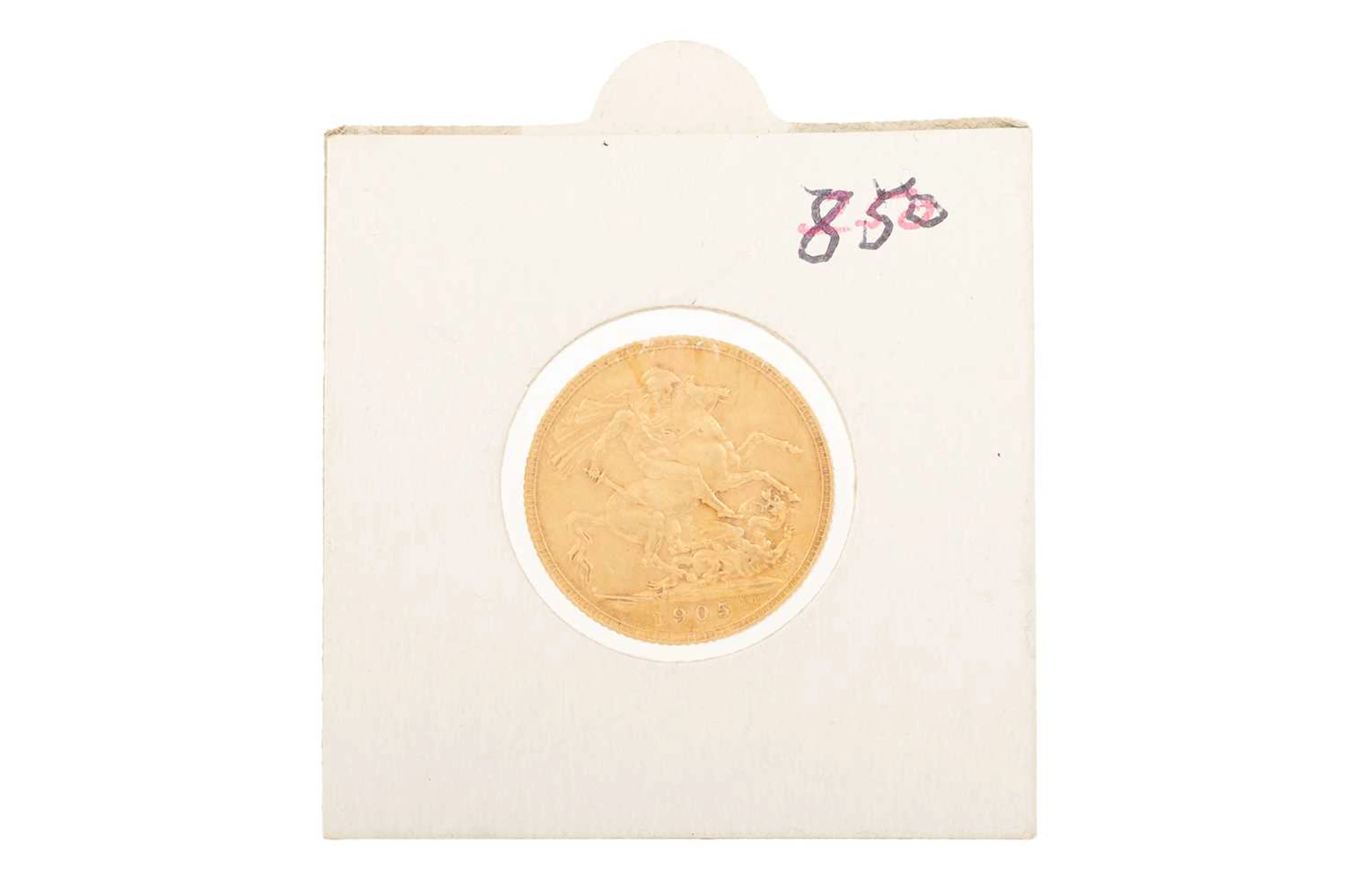 EDWARD VII GOLD SOVEREIGN 1905