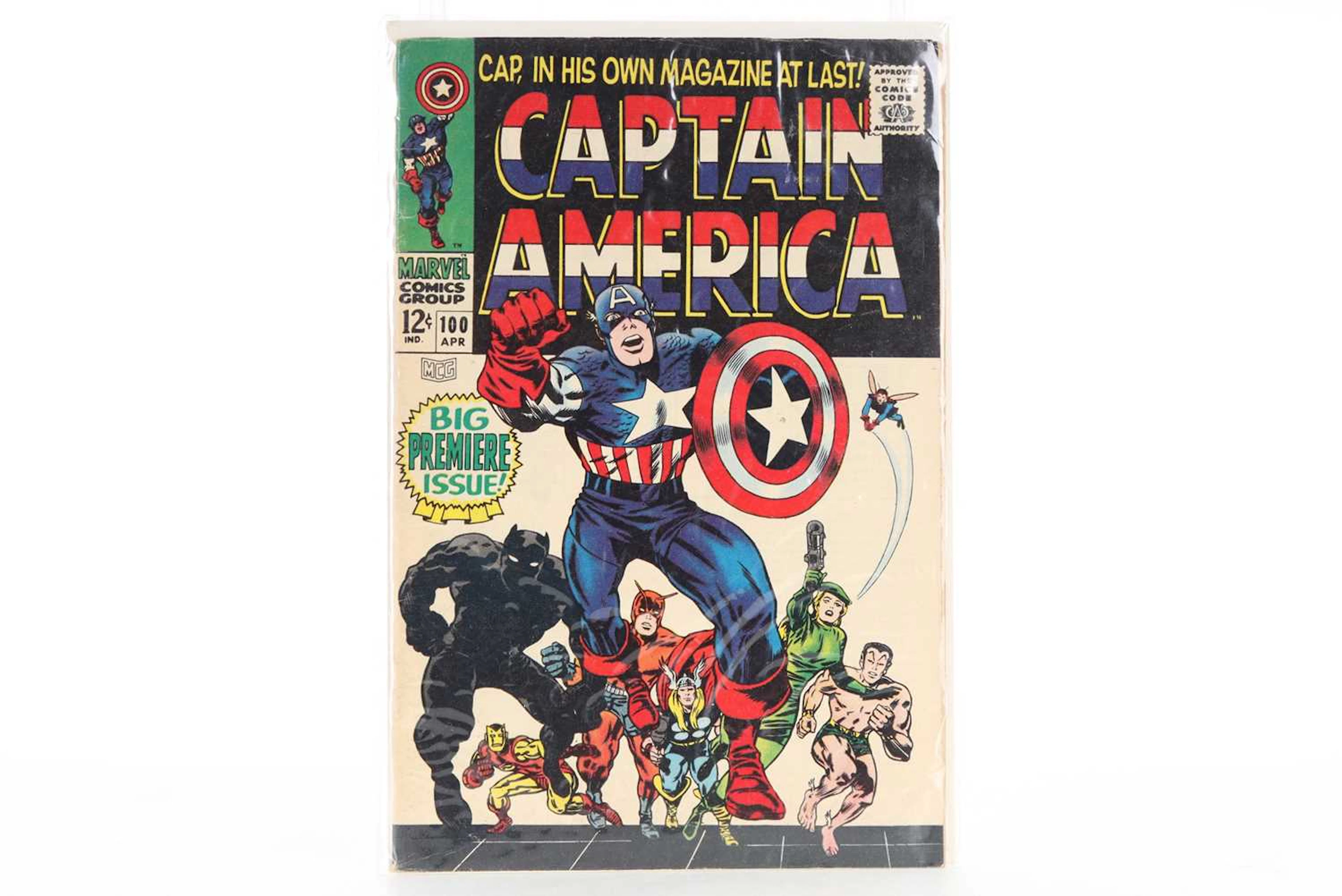 MARVEL CAPTAIN AMERICA #100, PREMIERE ISSUE 1968