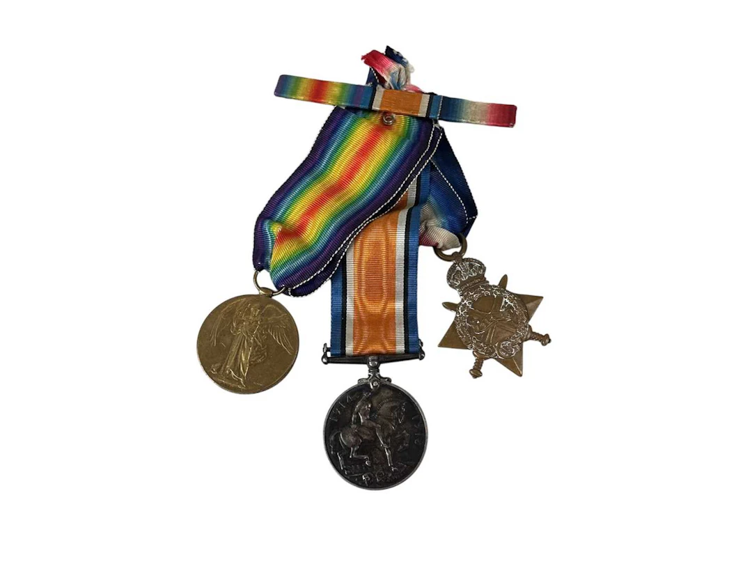 THREE WWI GENERAL SERVICE MEDALS EARLY 20TH CENTURY