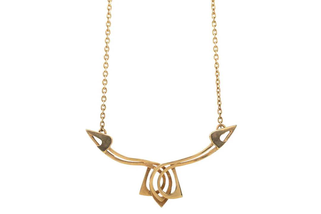 GOLD NECKLACE LATE 20TH CENTURY