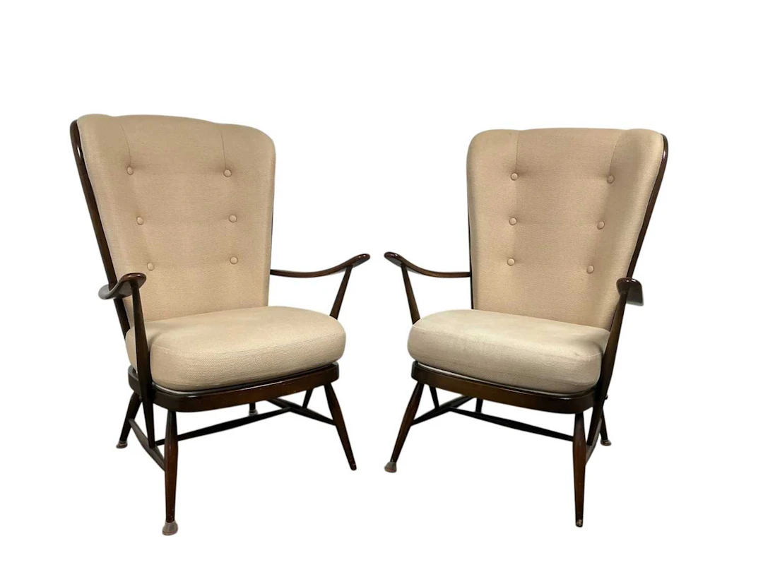 PAIR OF PARKER KNOLL ARMCHAIRS LATE 20TH CENTURY