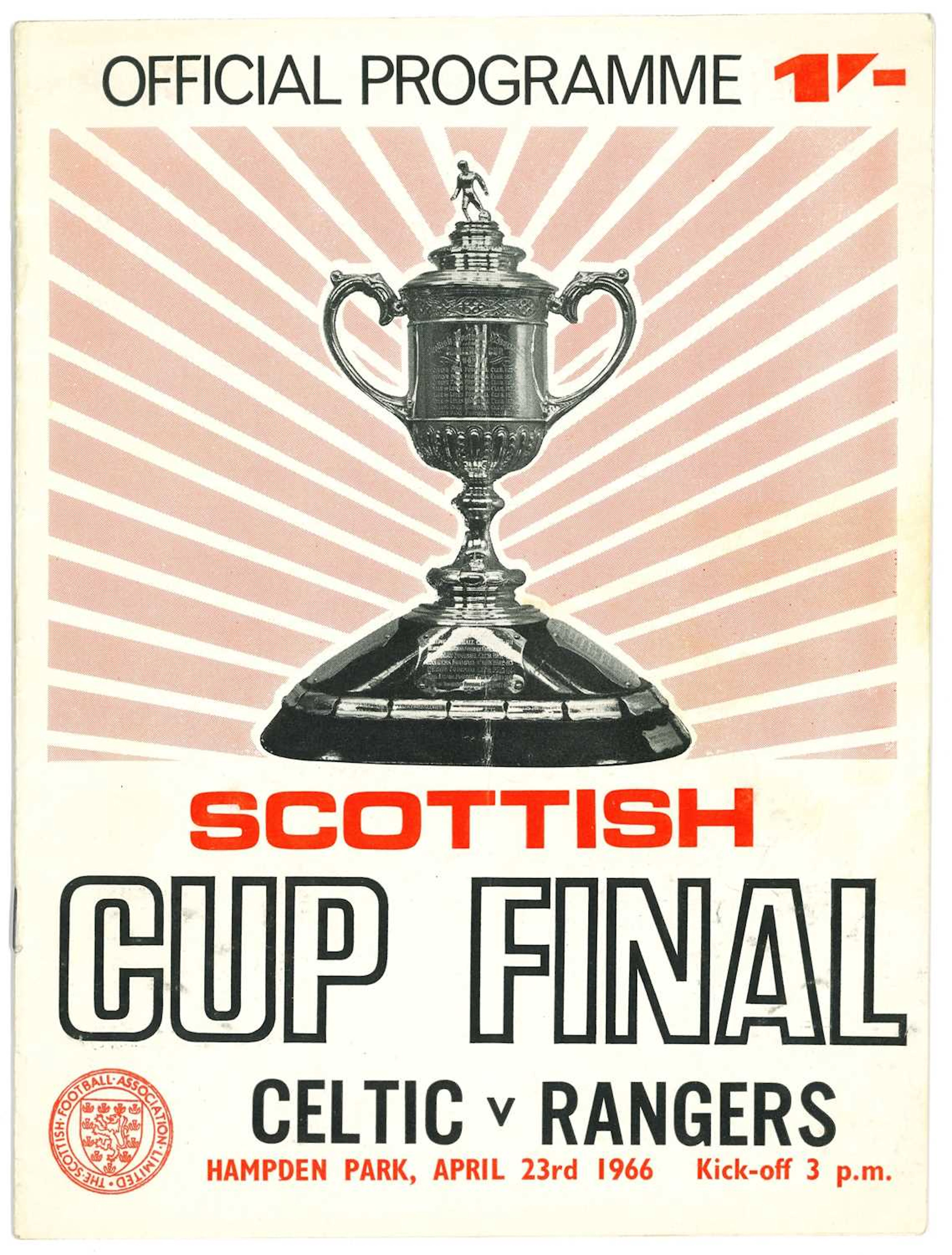 SCOTTISH FOOTBALL INTEREST: CUP FINAL AND SEMI FINAL FOOTBALL PROGRAMMES 1966