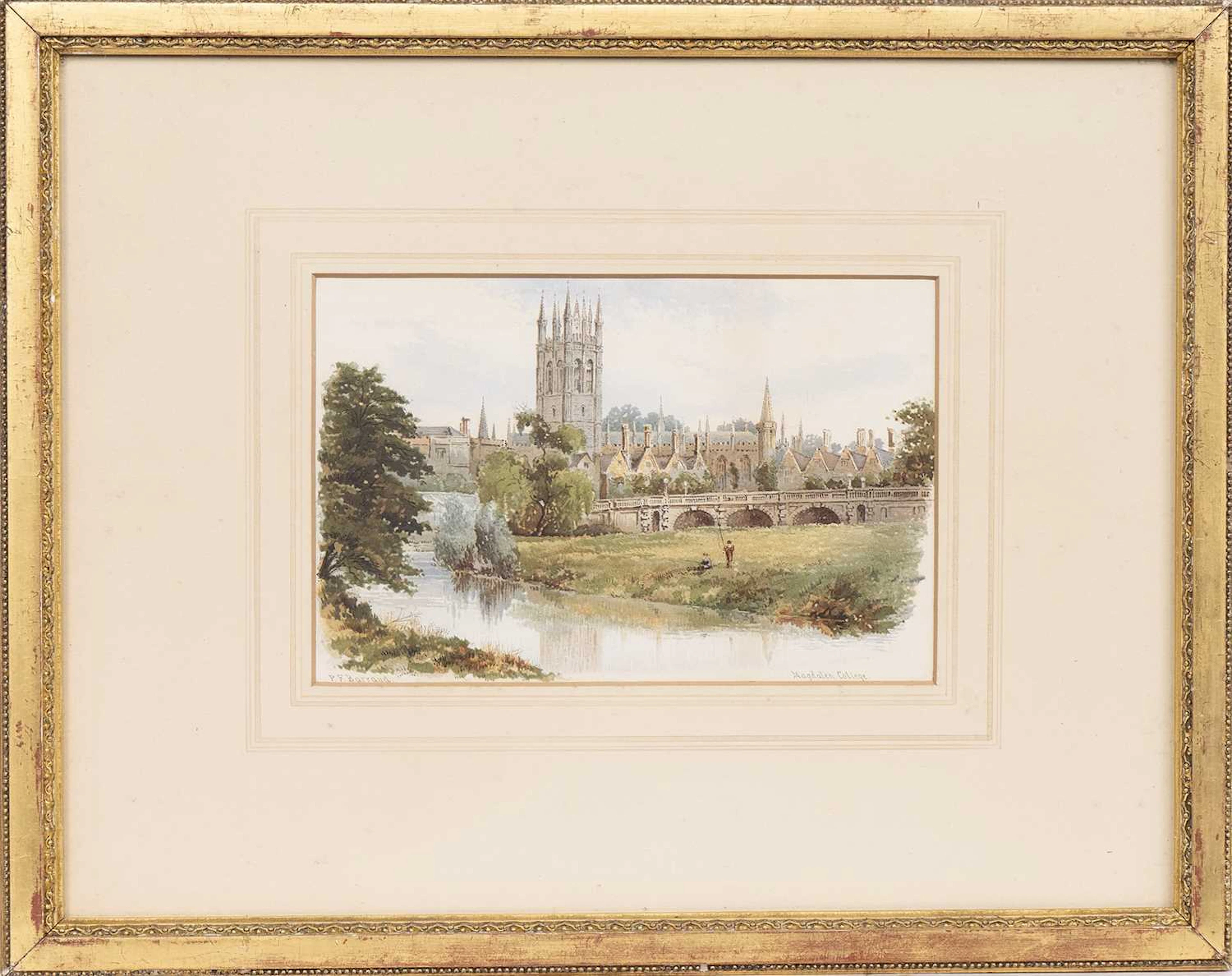 * FRANCIS PHILIP BARRAUD (BRITISH 1824 - 1901) MAGDALEN COLLEGE