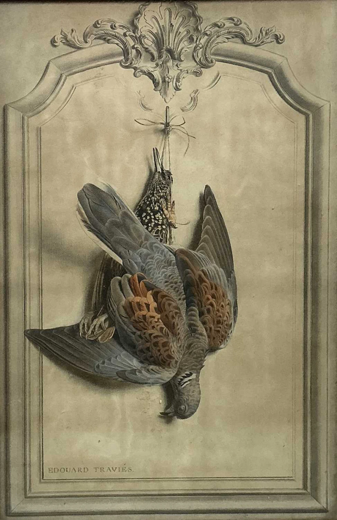 AFTER EDUARD TRAVIES (FRENCH 1809 - 1876) STILL LIFE, GAME BIRDS