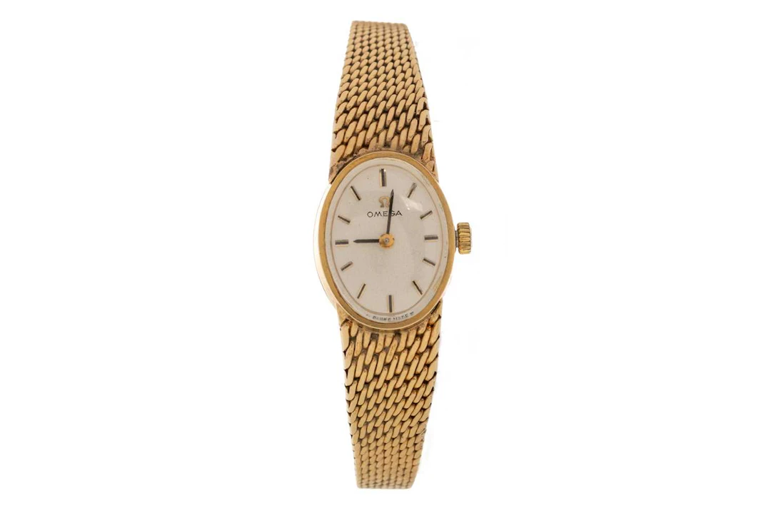 OMEGA NINE CARAT GOLD MANUAL WIND WRIST WATCH