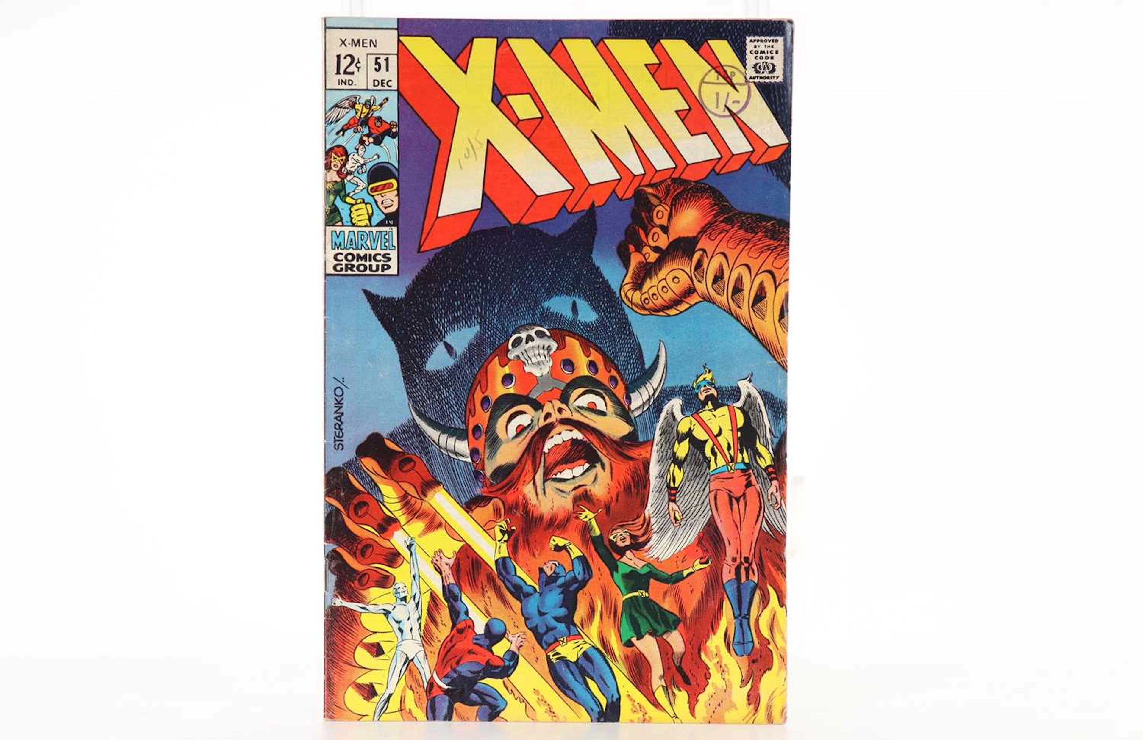 MARVEL X-MEN ISSUES #51-70 (MISSING #67) 1968-1971
