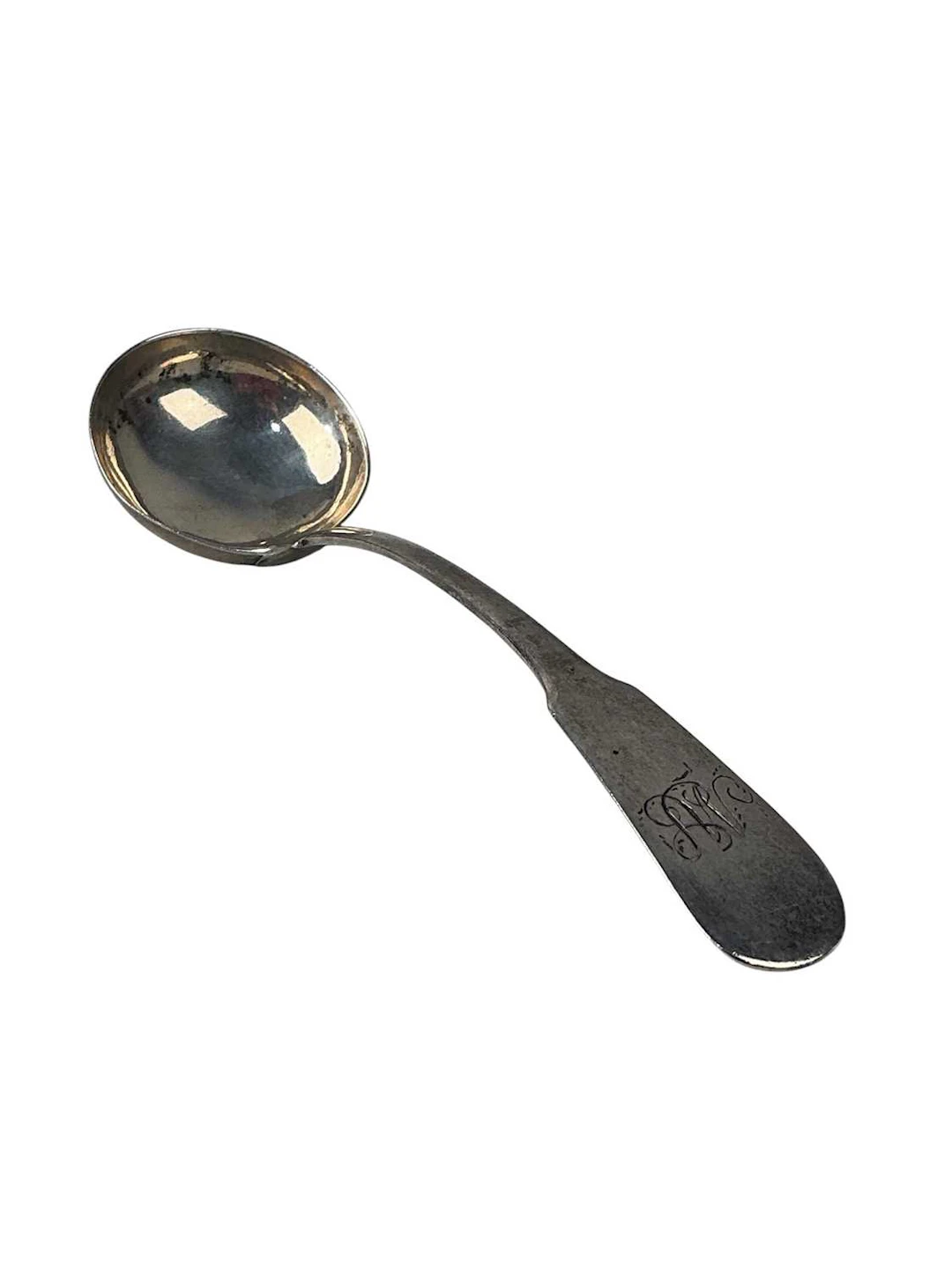 GEORG III SILVER SAUCE LADLE MAKER ALEXANDER CAMERON, EDINBURGH 1818