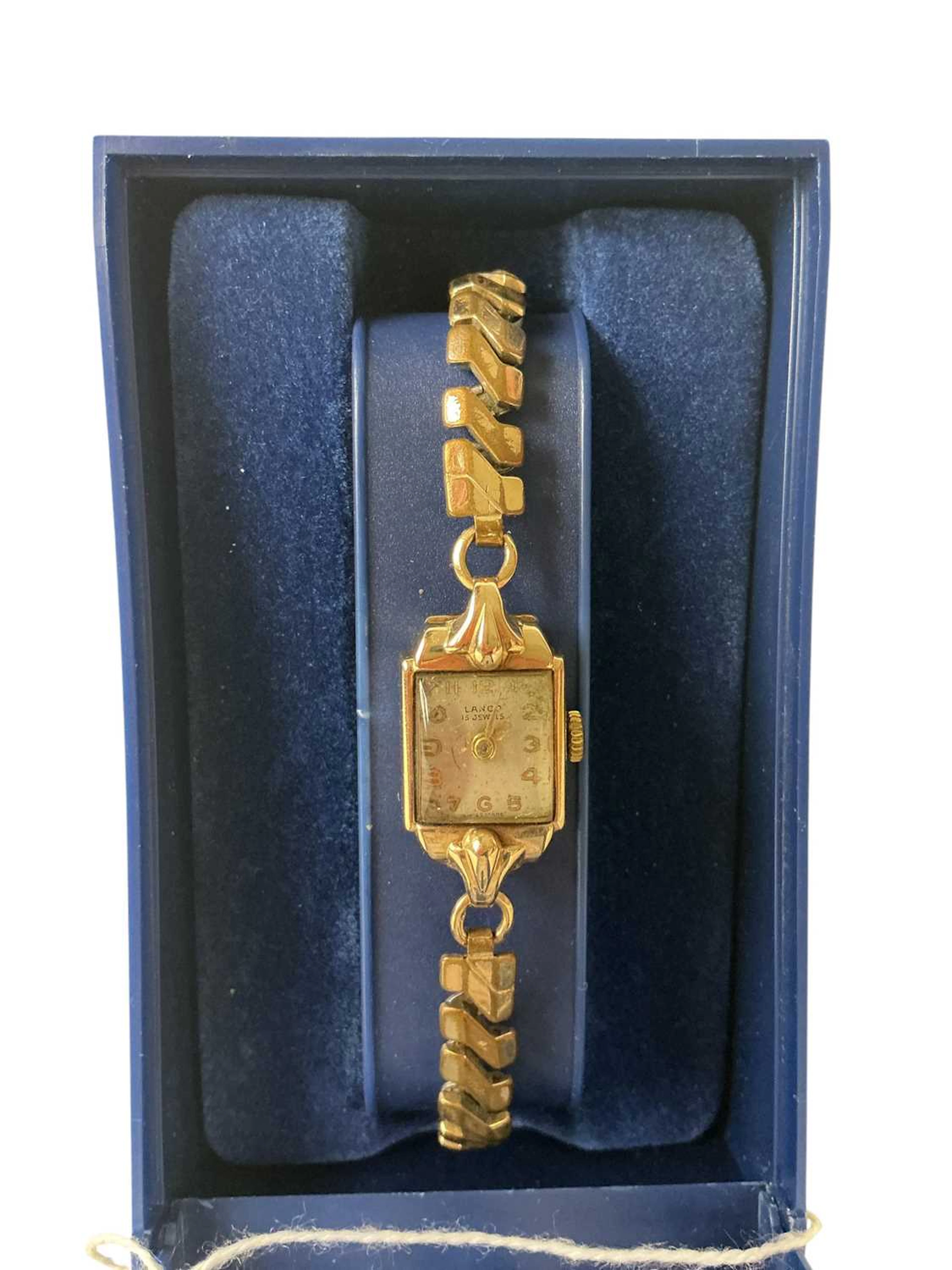 SEKONDA GOLD CASED MANUAL WIND WRIST WATCH MID/LATE 20TH CENTURY