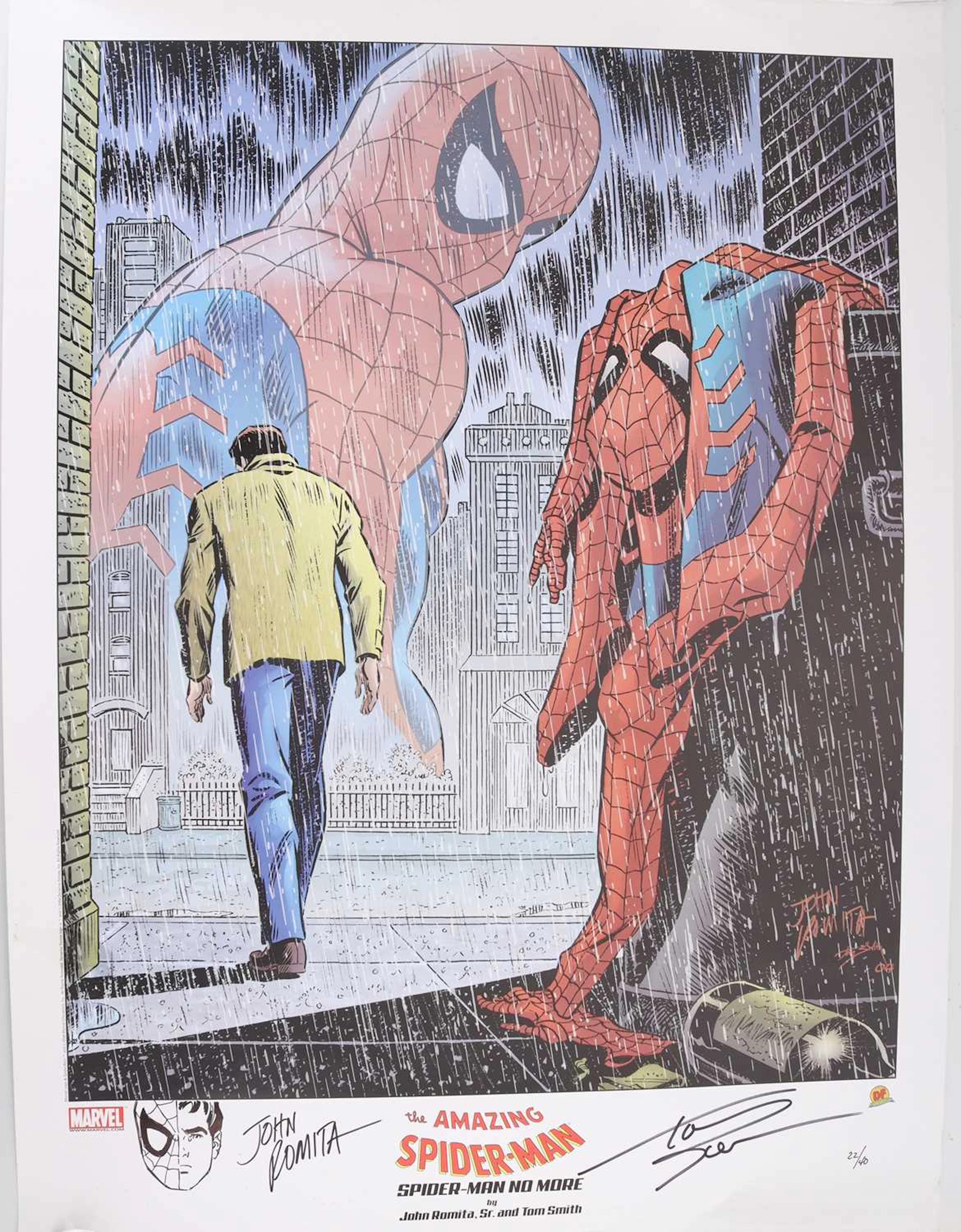 THE AMAZING SPIDER-MAN "SPIDER-MAN: NO MORE!" SIGNED LIMITED EDITION