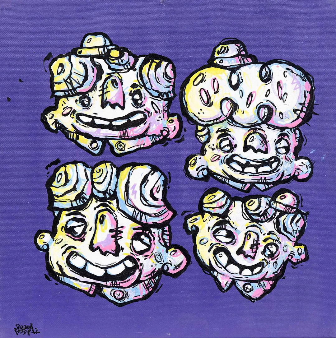 ZEBRA POZER NUTTY FACES GET TOGETHER #2