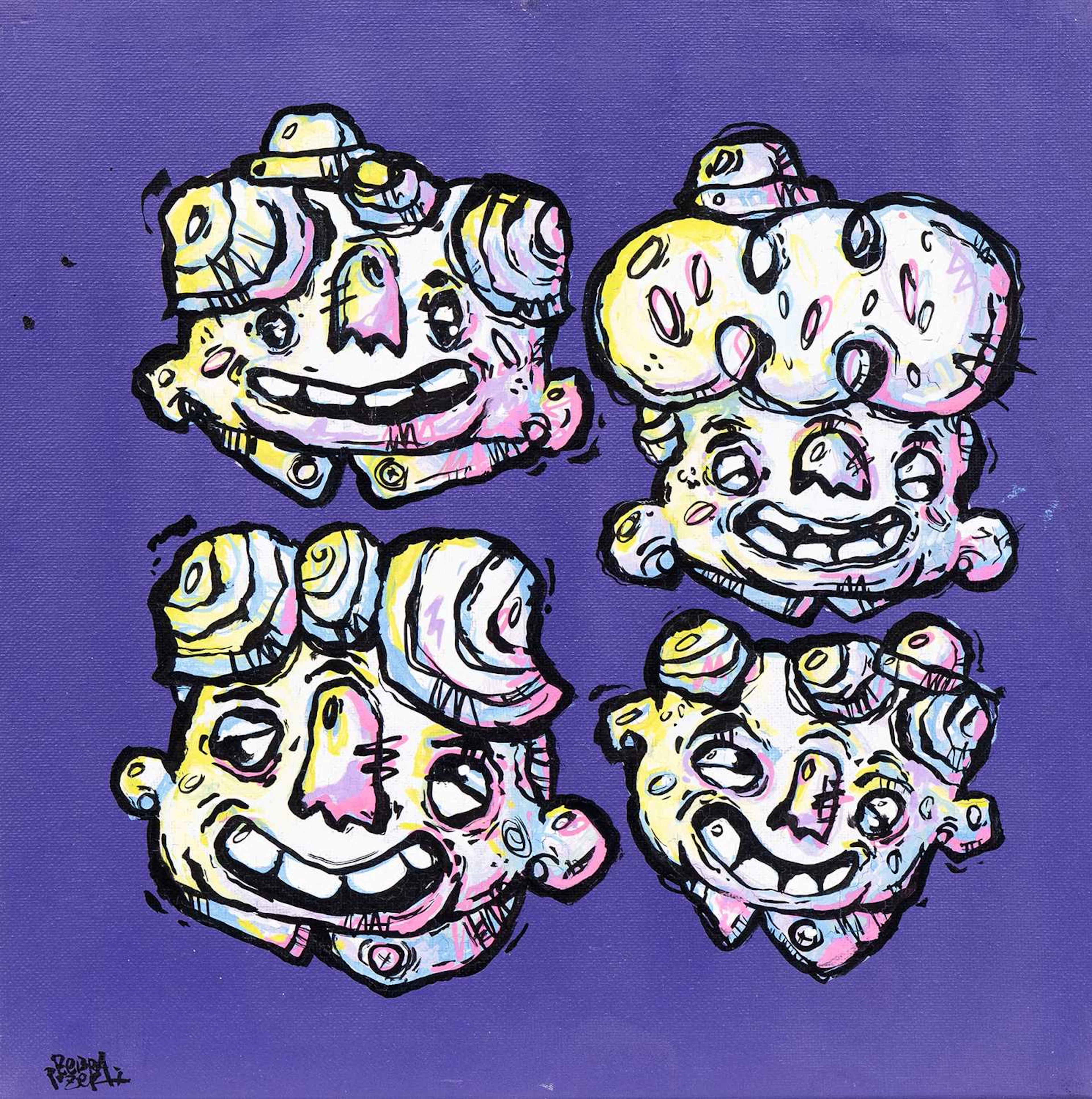 ZEBRA POZER NUTTY FACES GET TOGETHER #2