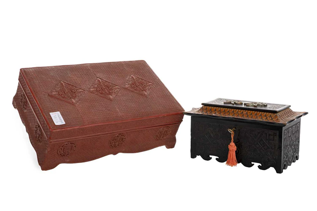 CHINESE TEA CADDY LATE 19TH CENTURY